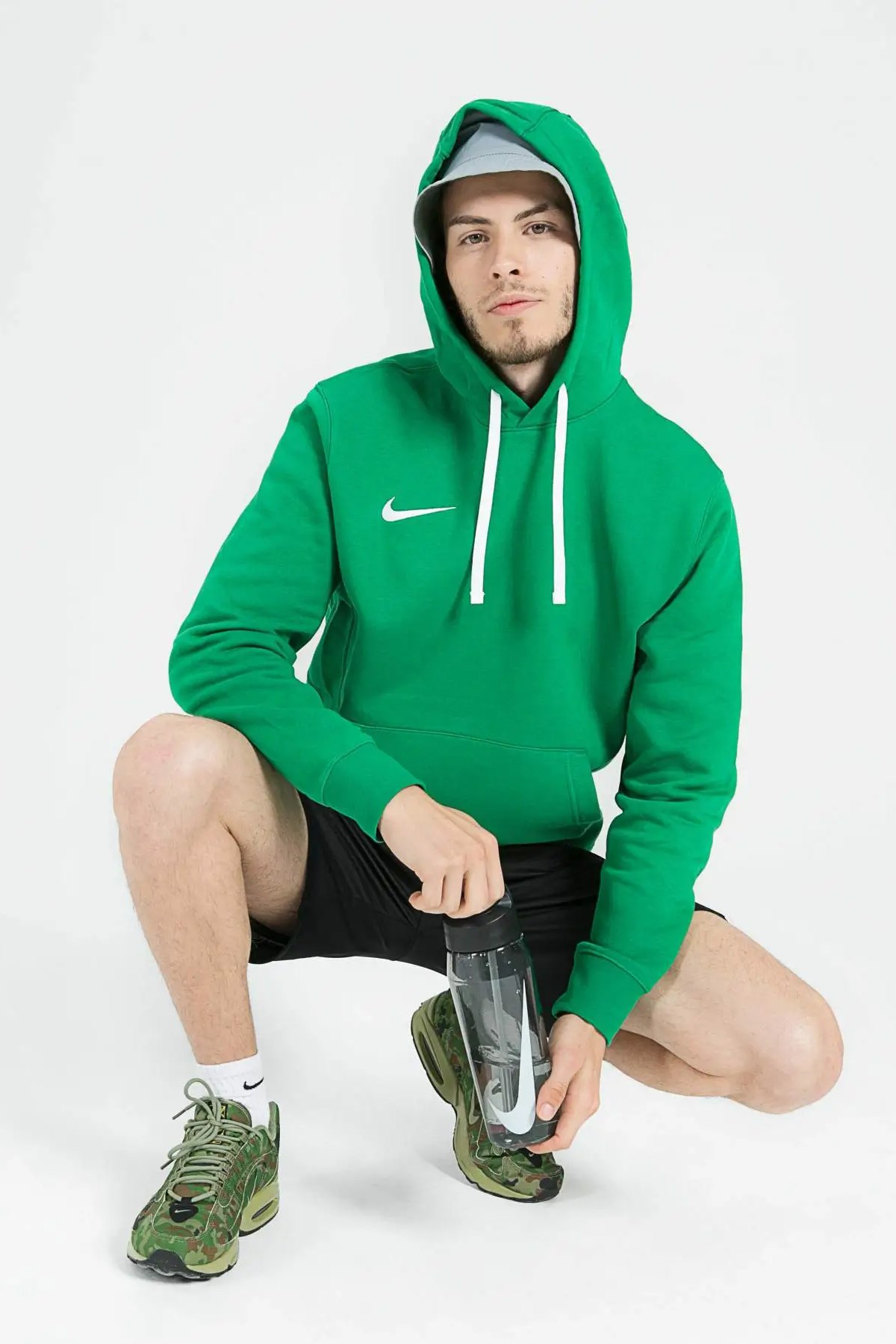 Nike Park Erkek Sweatshirt CW6894-302 Yeşil