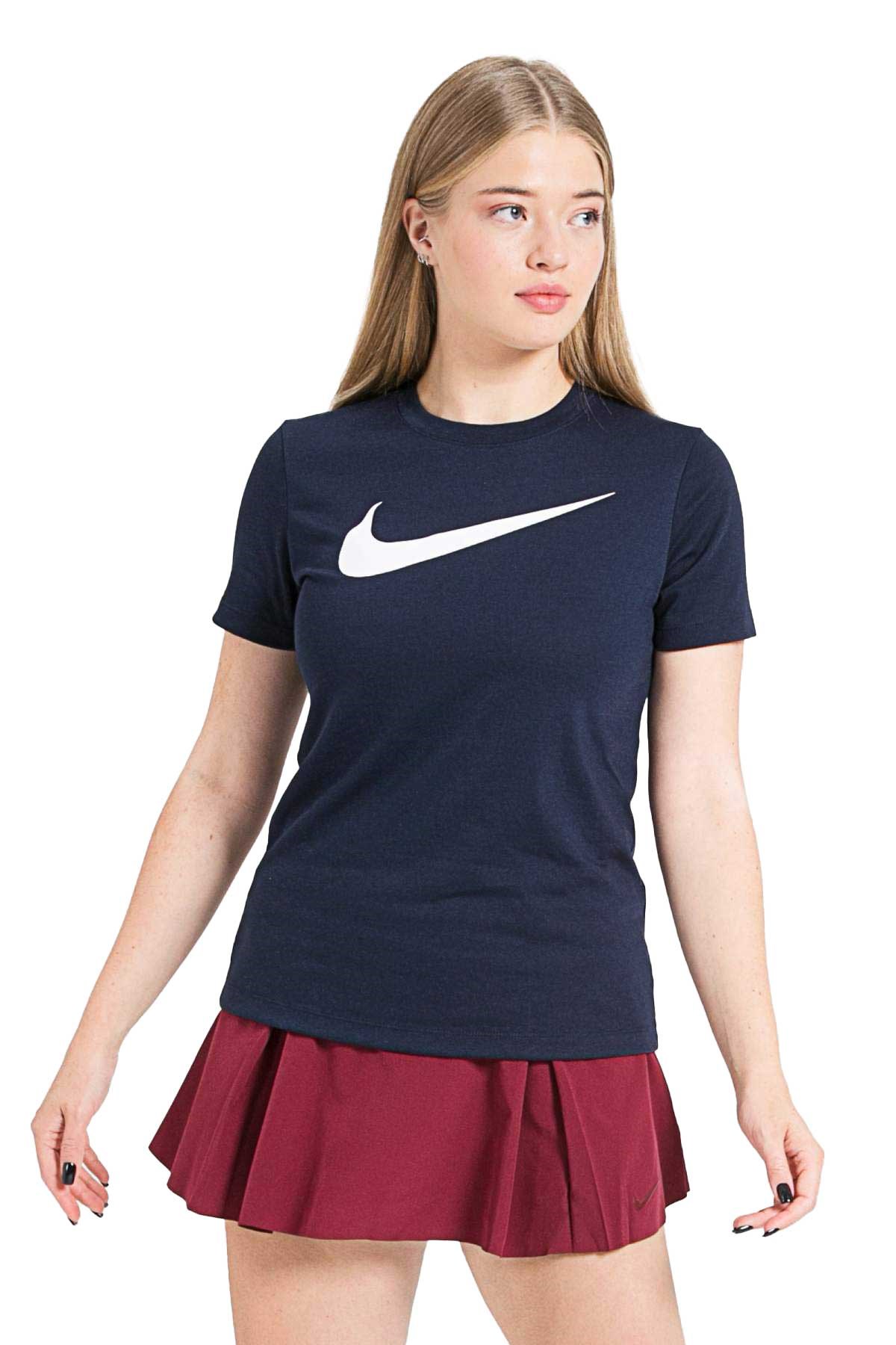 Nike Dri-Fit Park Kadın Tişört CW6967-451 Lacivert