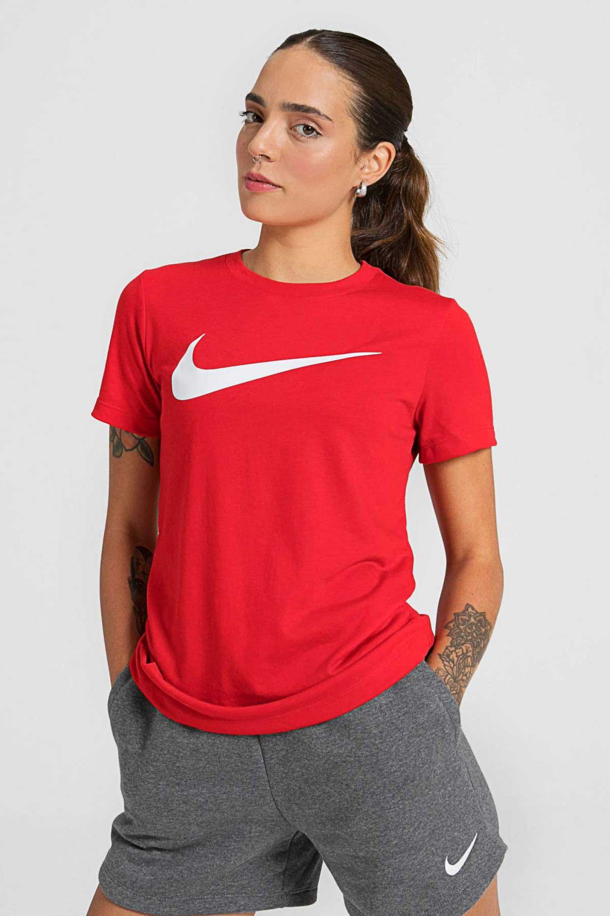 Nike Dri-Fit Park Kadın Tişört CW6967-657 Kırmızı