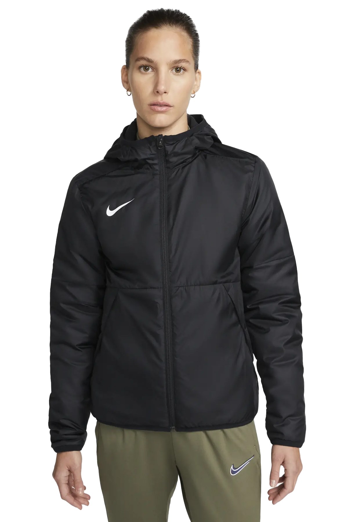 Nike Repel Park Kadın Mont DC8039-010 Siyah