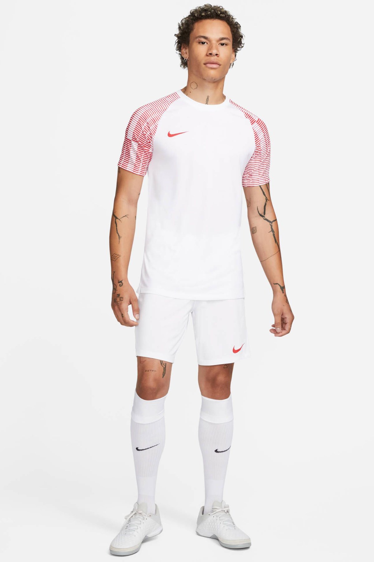 Nike Df Academy Erkek Tişört DH8031-100 Beyaz