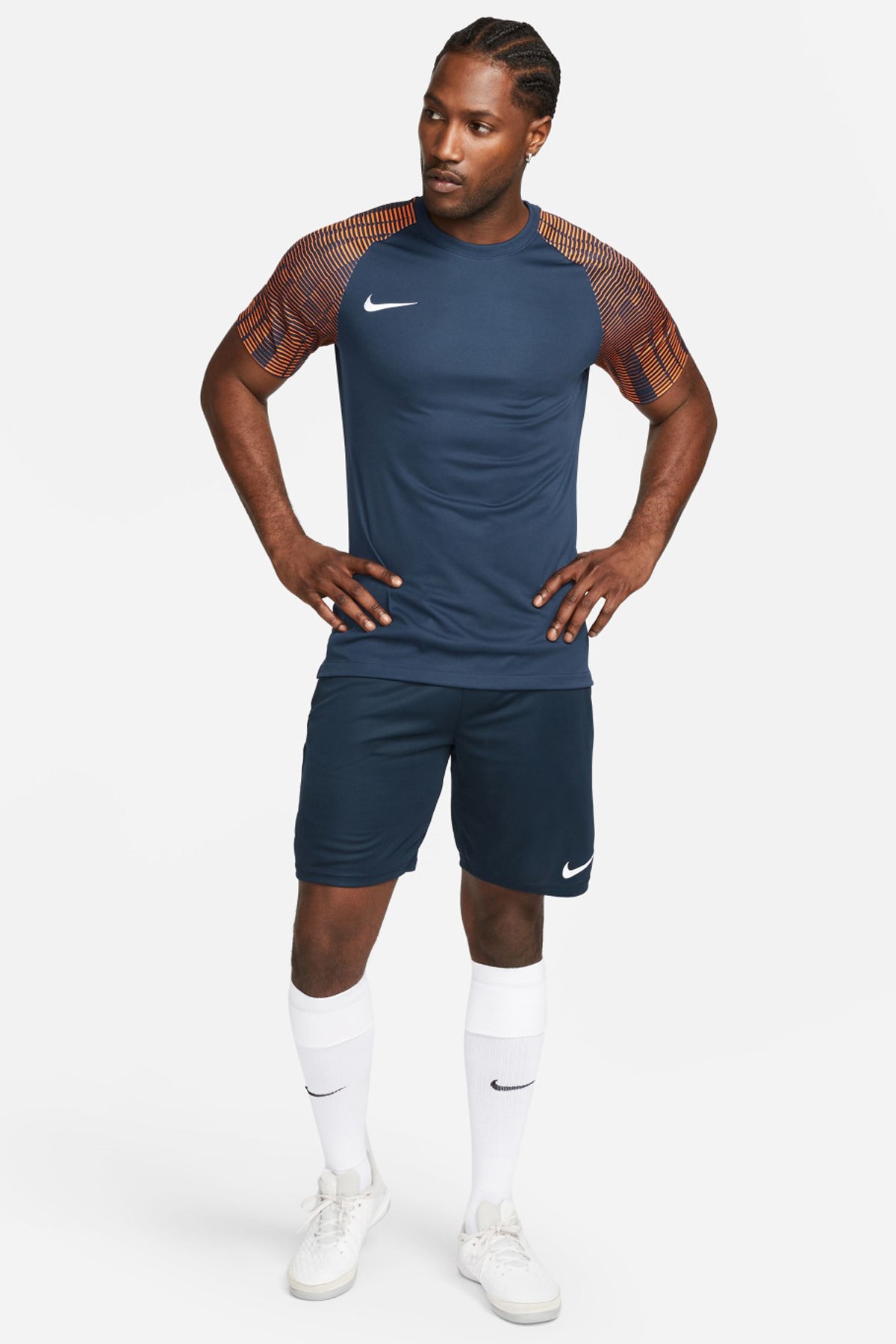 Nike Df Academy Erkek Tişört DH8031-411 Mavi