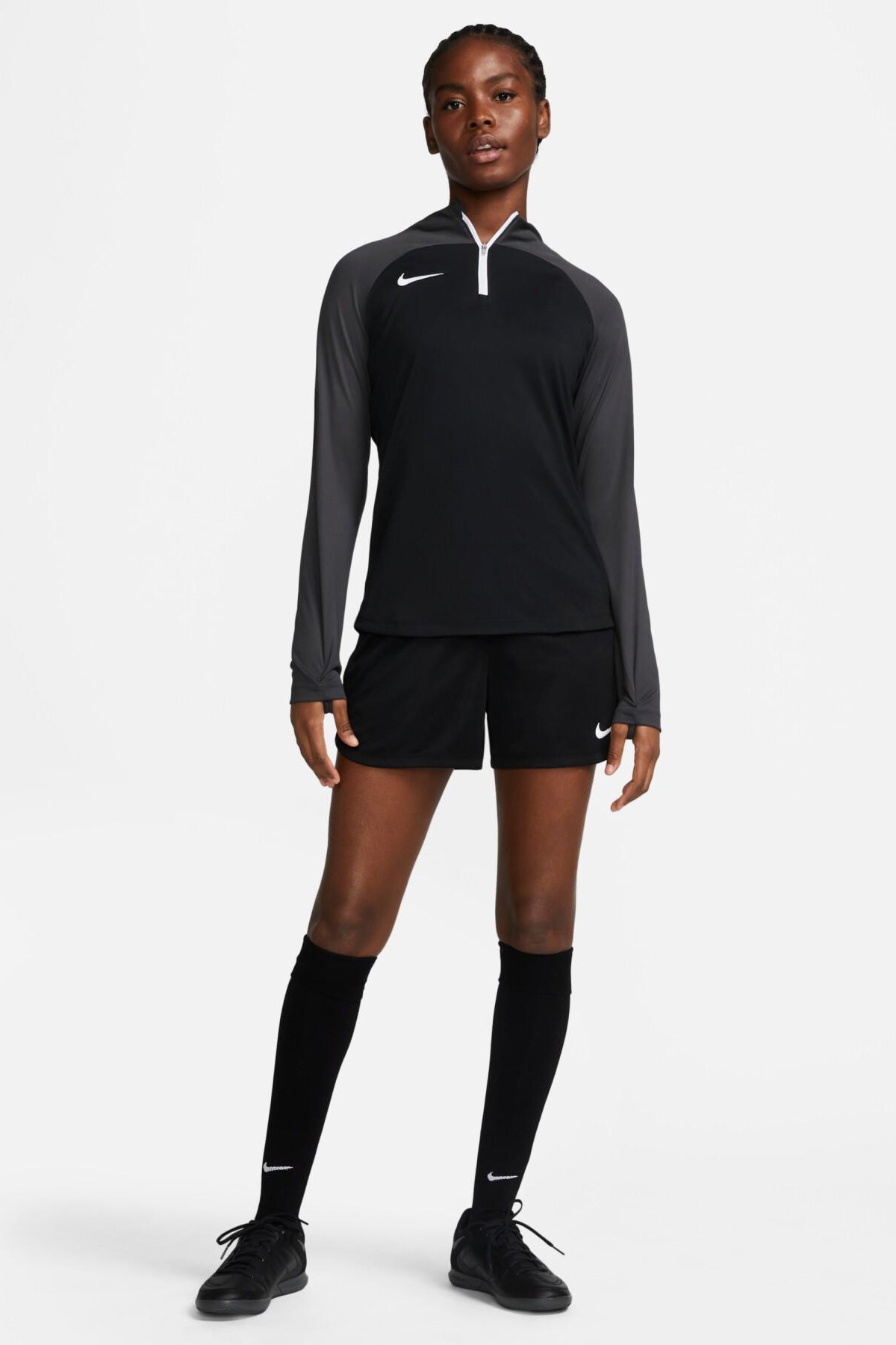 Nike Dri-FiT Academy Pro Kadın Sweatshirt DH9246-011 Siyah