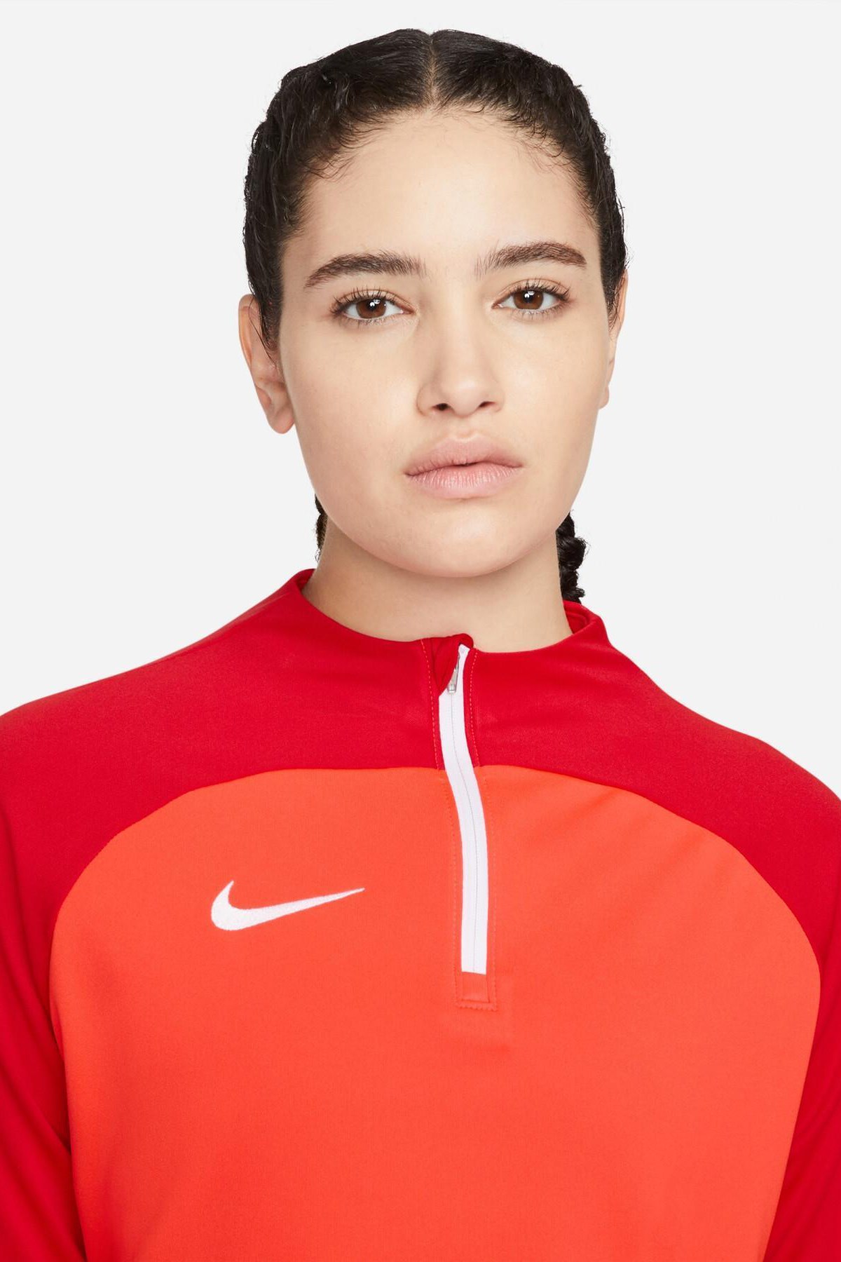 Nike Dri-FiT Academy Pro Kadın Sweatshirt DH9246-635 Kırmızı