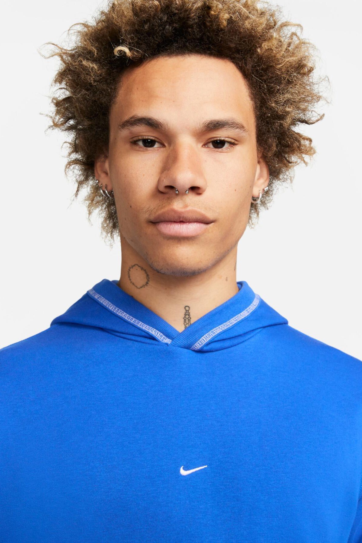 Nike  Strke22 Po Erkek Sweatshirt DH9380-463 Mavi