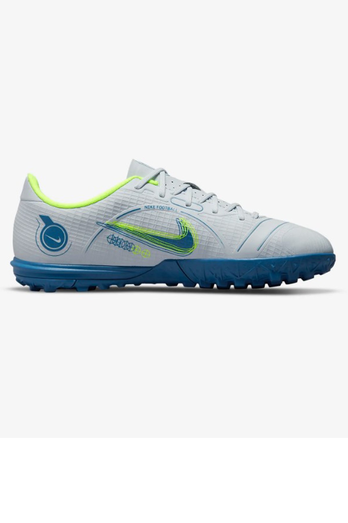 Nike Jr. Mercurial Vapor 14 Academy TF Çocuk Halısaha DJ2863-054 Gri