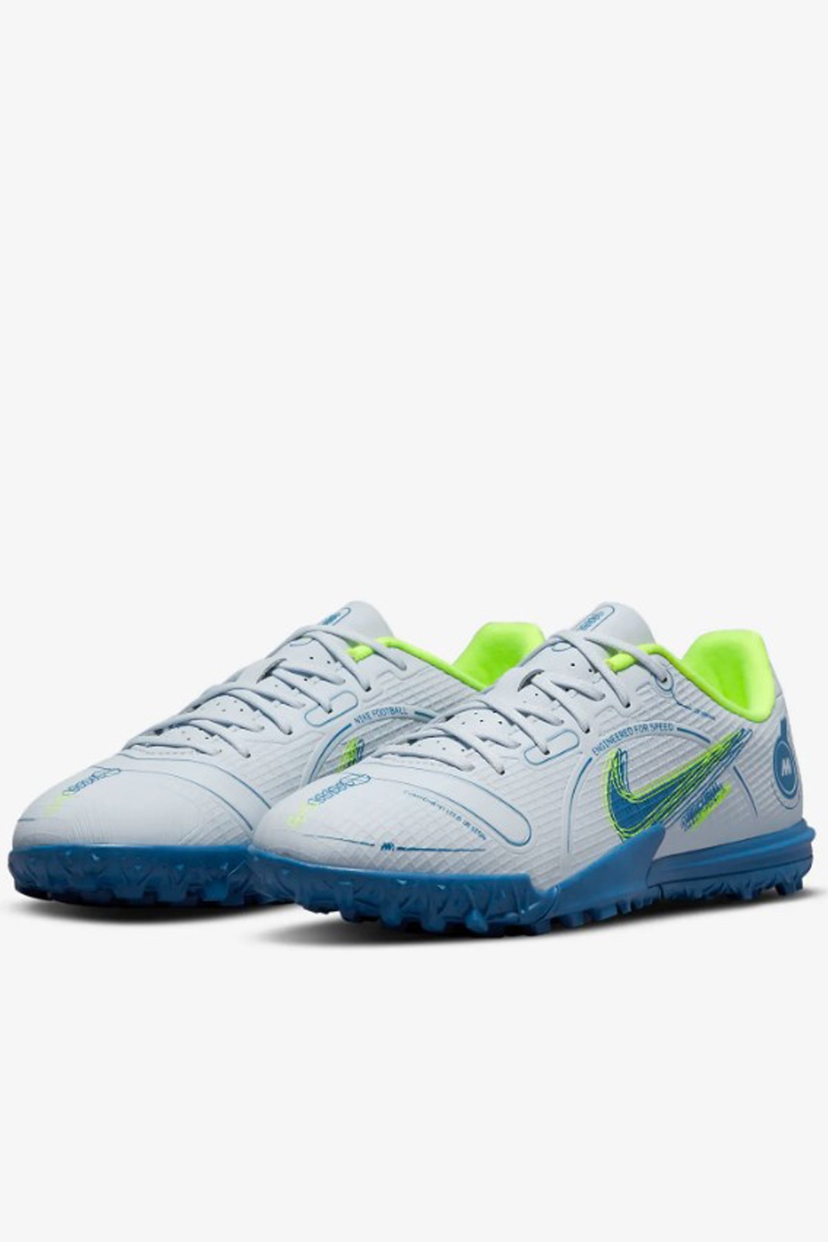 Nike Jr. Mercurial Vapor 14 Academy TF Çocuk Halısaha DJ2863-054 Gri