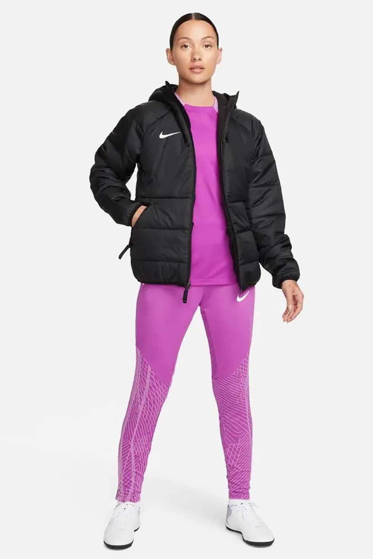 Nike Therma-FIT Academy Pro Kadın Ceket DJ6322-010 Siyah