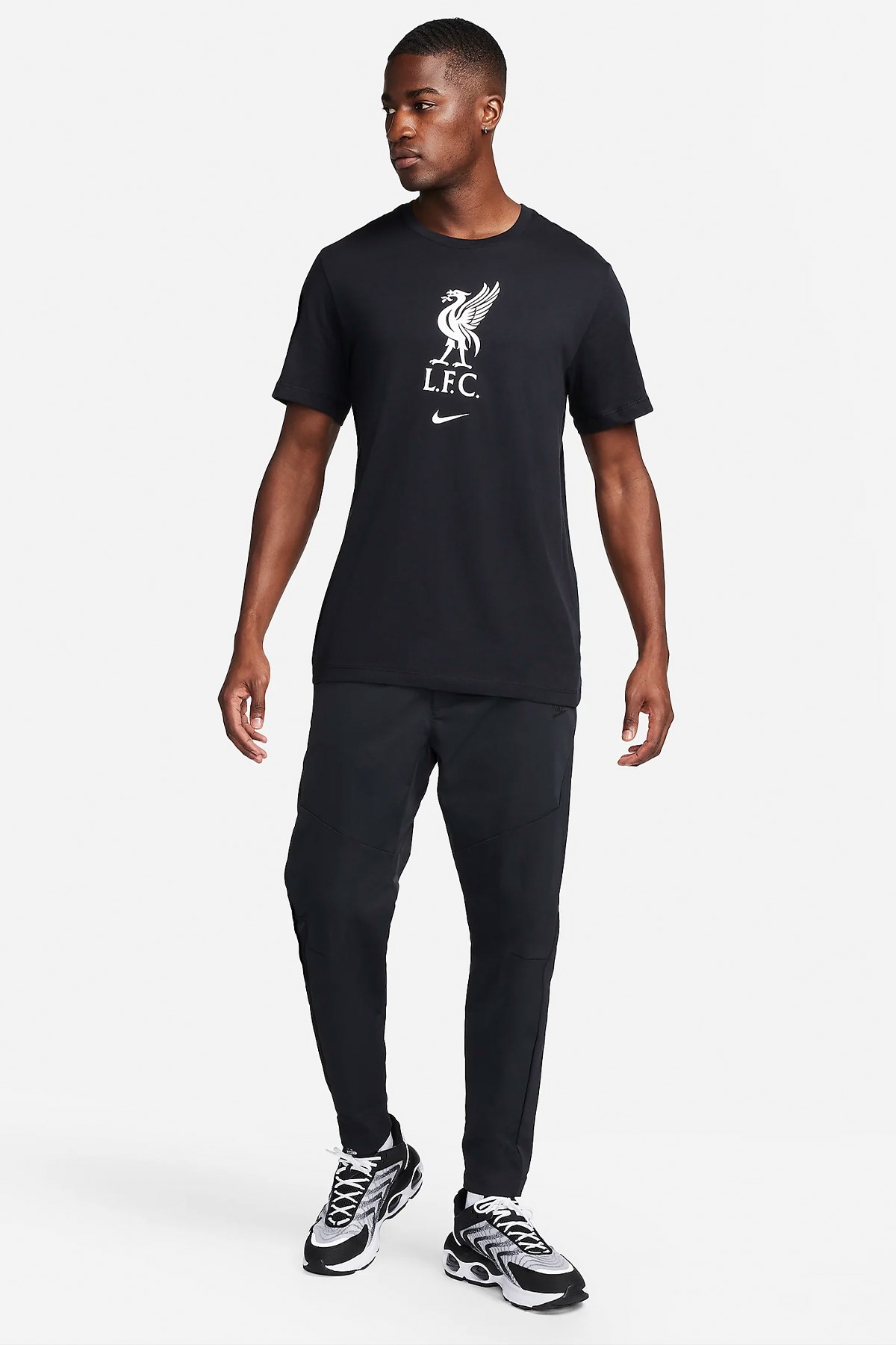 Nike Liverpool FC Erkek Tişört DM3482-014 Siyah