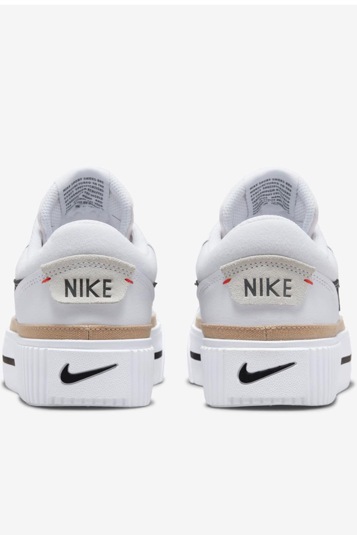 Nike Wmns Court Legacy Lift Kadın Spor Ayakkabı Beyaz