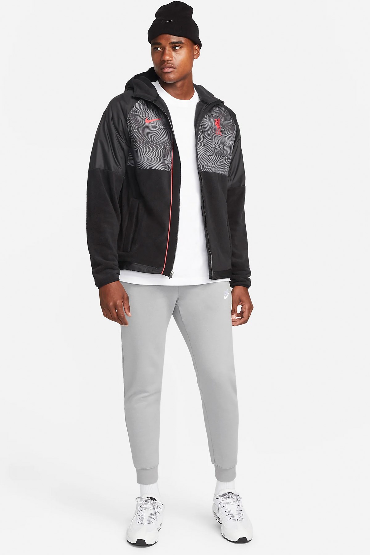 Nıke Liverpool FC AWF Erkek Polar DN3112-010 Siyah