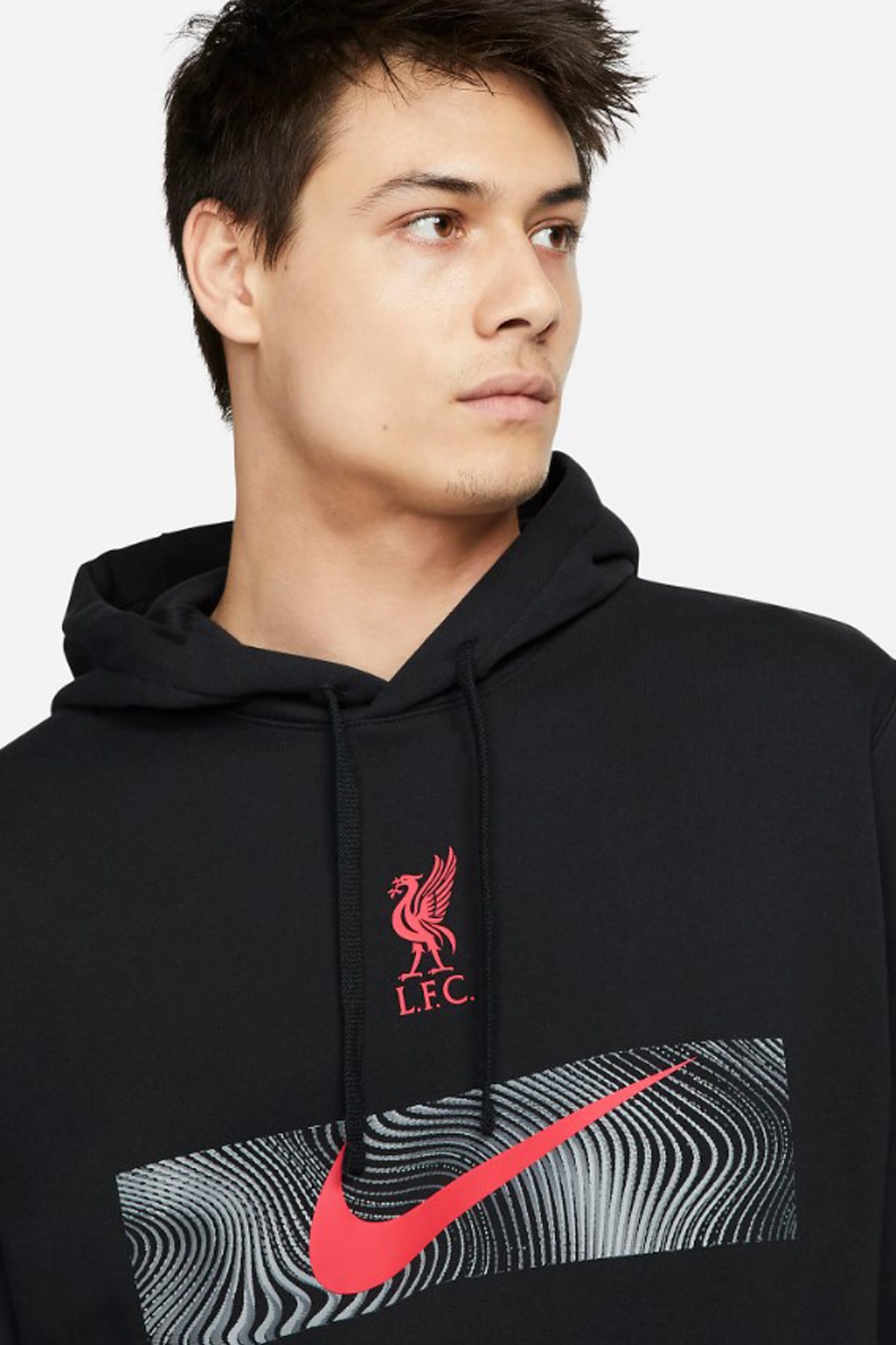 Nike Liverpool FC Erkek Sweatshirt DN3119-010 Siyah