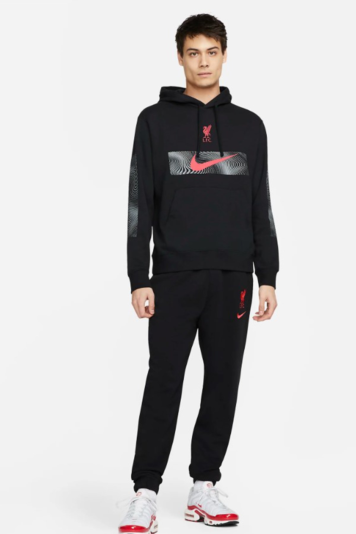 Nike Liverpool FC Erkek Sweatshirt DN3119-010 Siyah