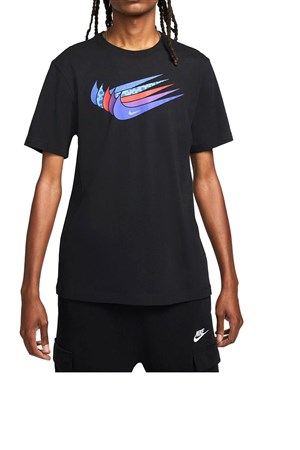 Nike Sportswear Swoosh Erkek Tişört DN5243-010 Siyah