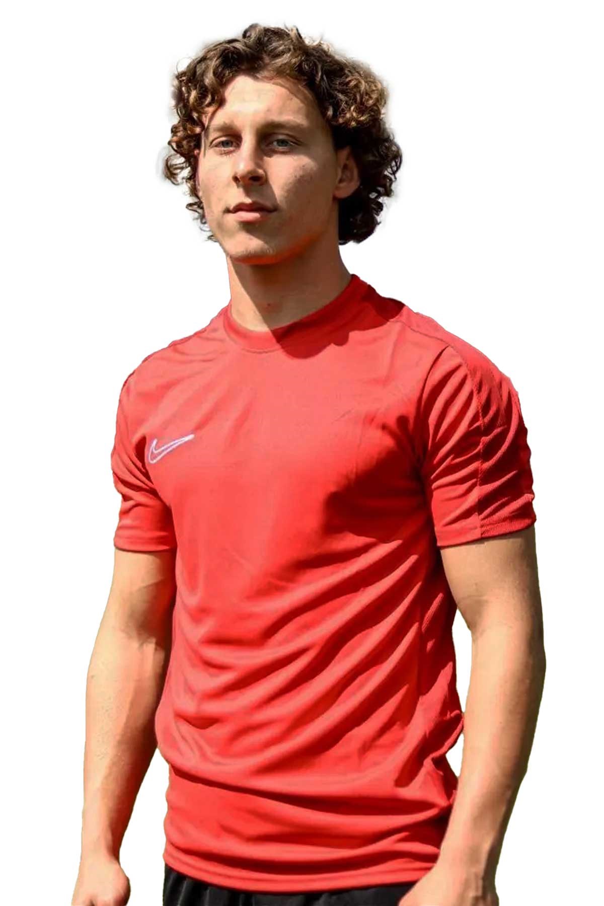 Nike Dri-FIT Academy Erkek Tişört DR1336-657 Kırmızı