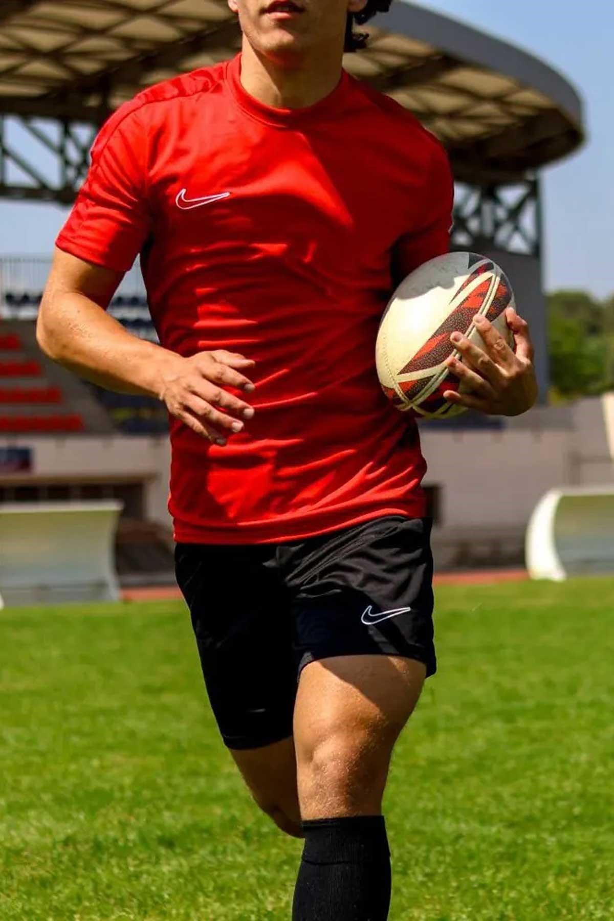 Nike Dri-FIT Academy Erkek Tişört DR1336-657 Kırmızı