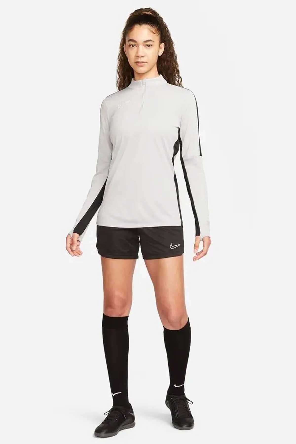Nike Dri-FIT Academy 23 Drill Kadın Sweatshirt DR1354-012 Gri