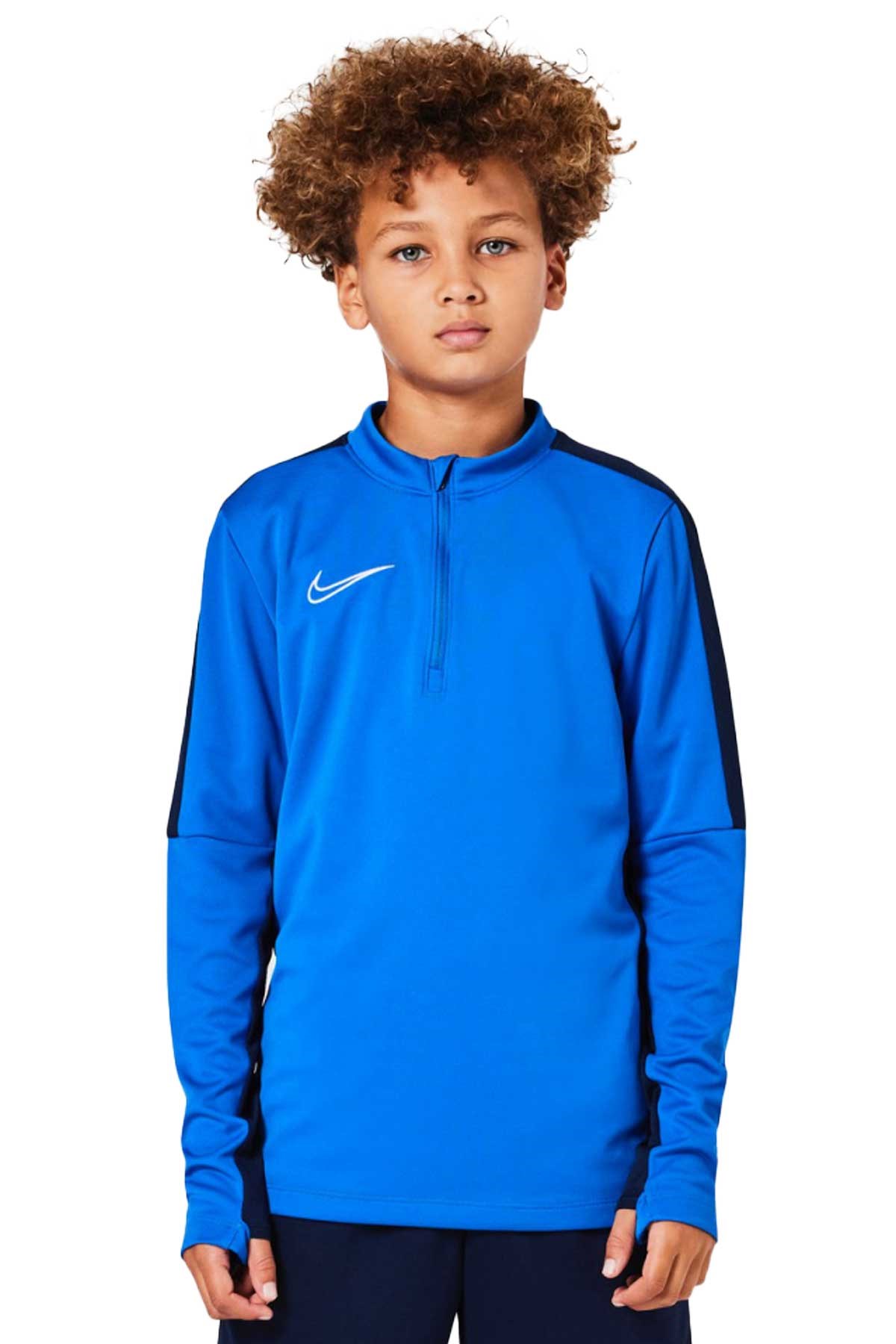 Nike Dri-FIT Academy 23 Drill Çocuk Sweatshirt DR1356-463 Mavi