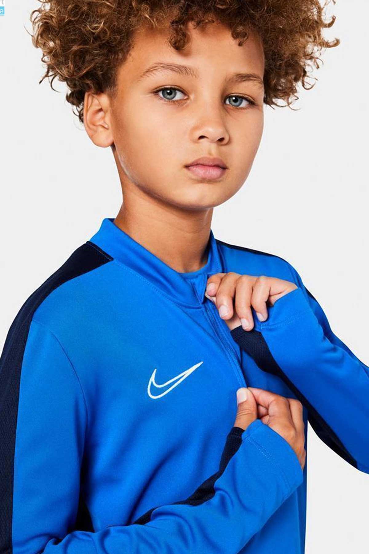 Nike Dri-FIT Academy 23 Drill Çocuk Sweatshirt DR1356-463 Mavi