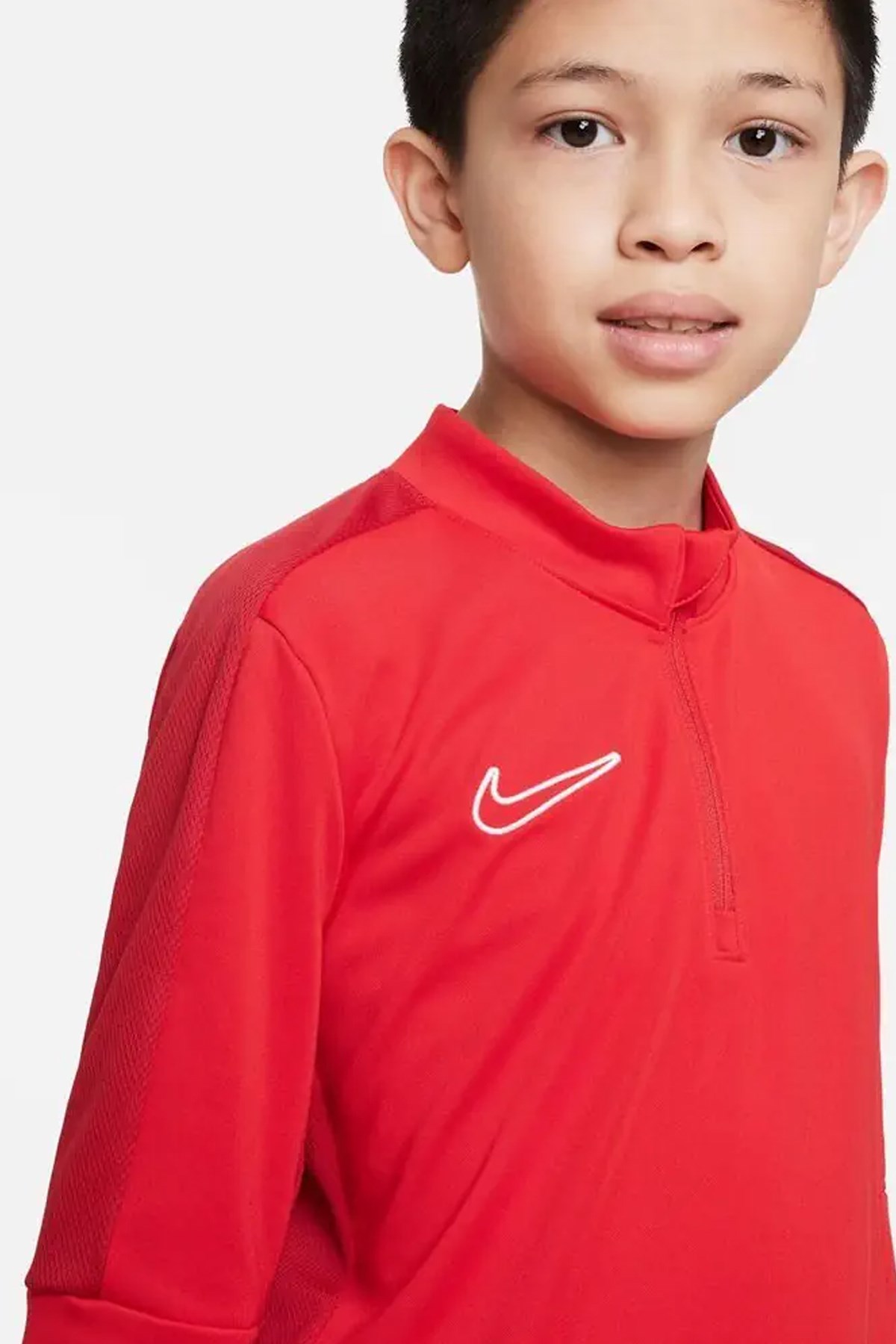 Nike Dri-FIT Academy 23 Drill Çocuk Sweatshirt DR1356-657 Kırmızı