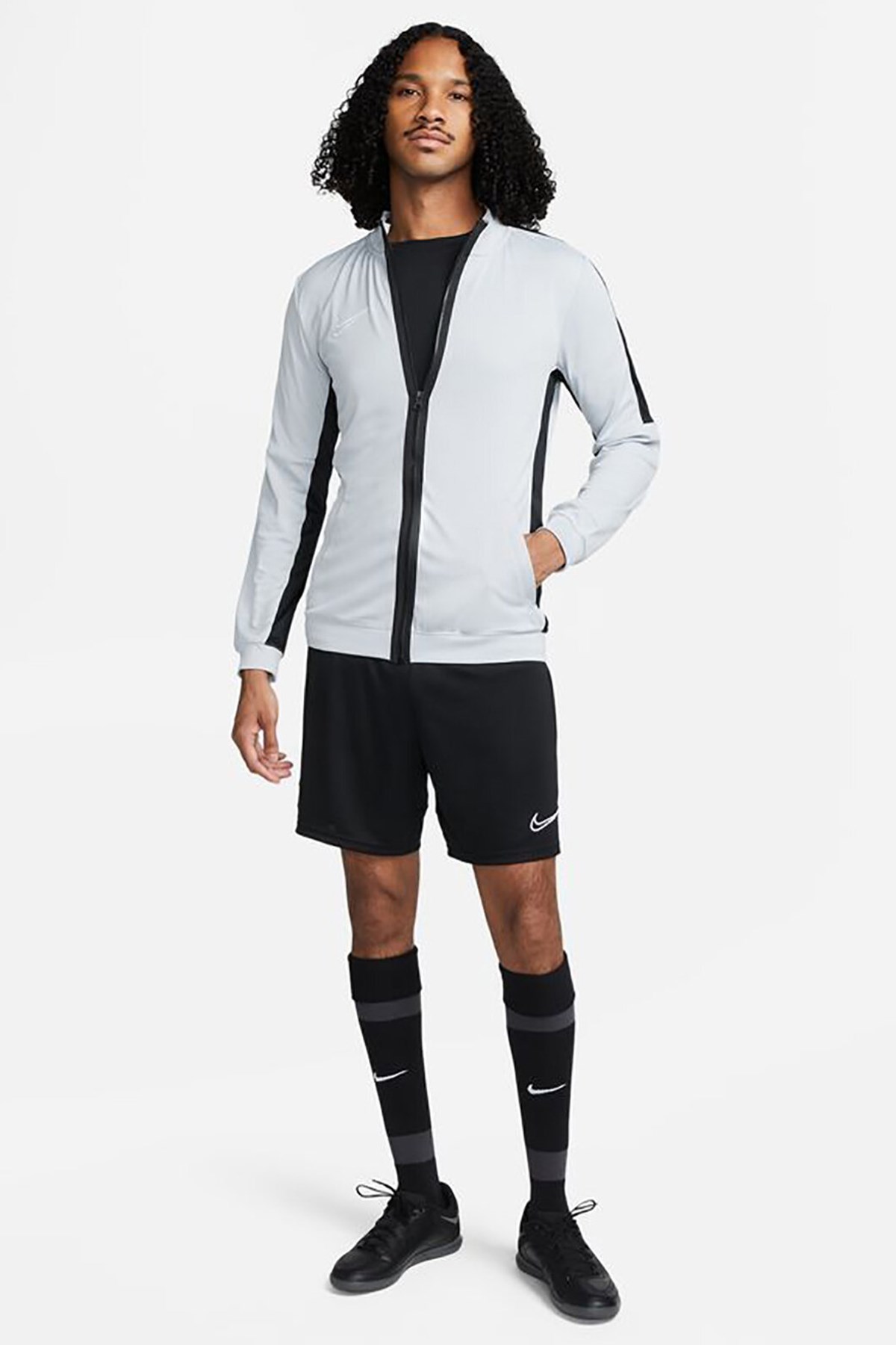 Nike Dri-FIT Academy Erkek Ceket DR1681-012 Gri
