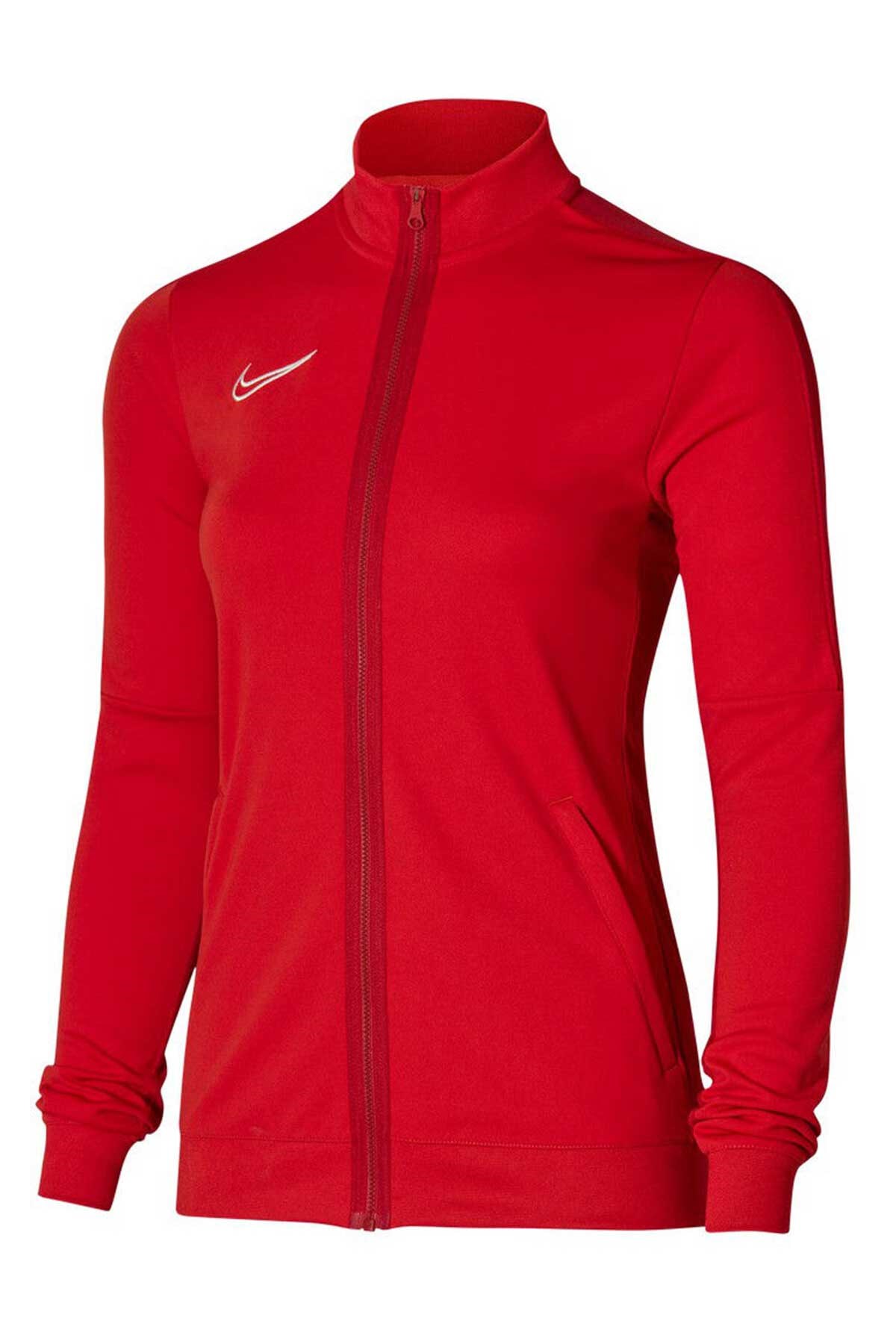 Nike Dri-FIT Academy 23 Kadın Sweatshirt DR1686-657 Kırmızı