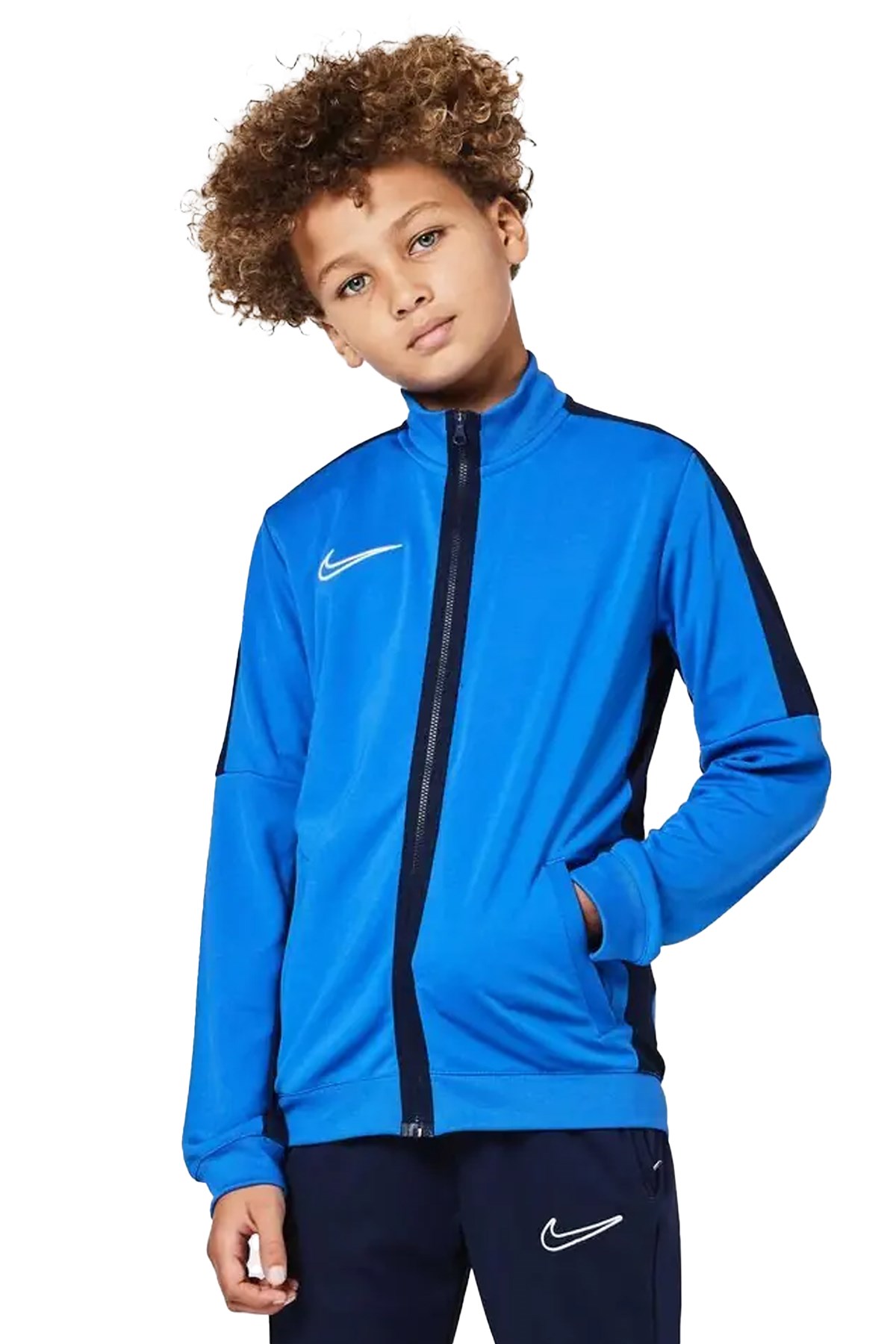Nike Dri-FIT Academy 23 Çocuk Ceket DR1695-463 Mavi