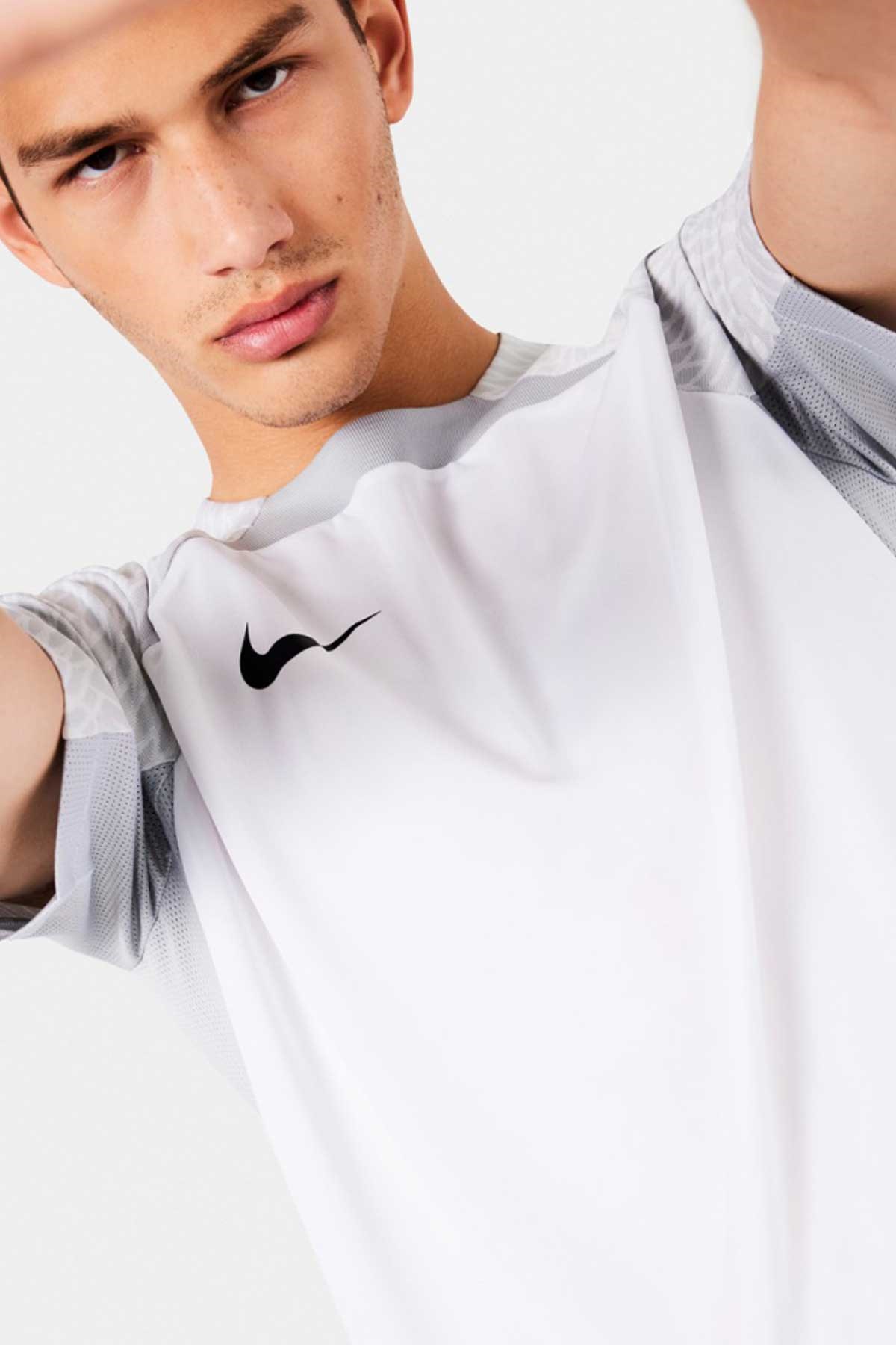 Nike Dri-FiT Strike Erkek Tişört DR2276-100 Beyaz
