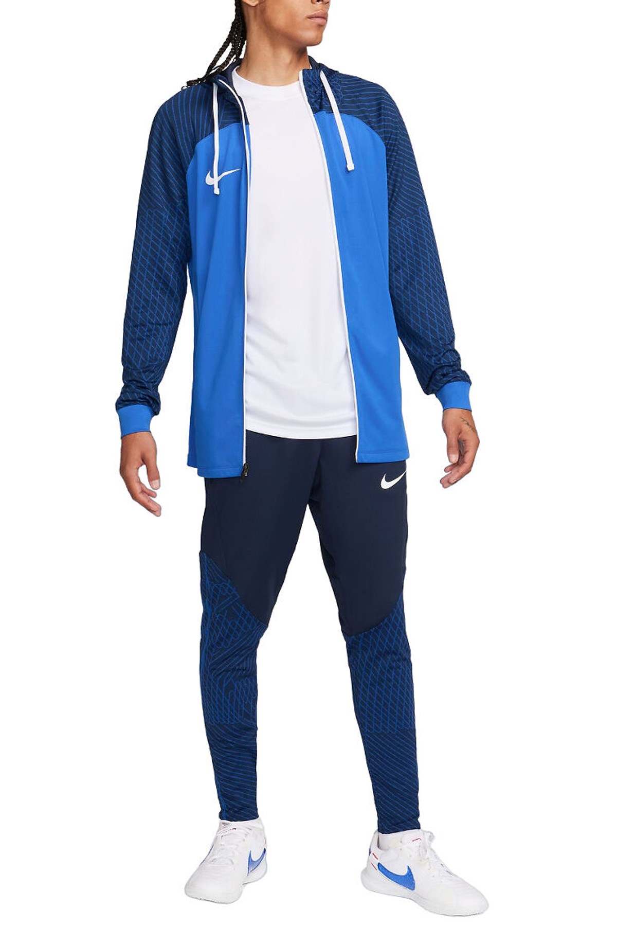 Nike Dri-FiT Strike Erkek Sweatshirt DR2571-463 Mavi