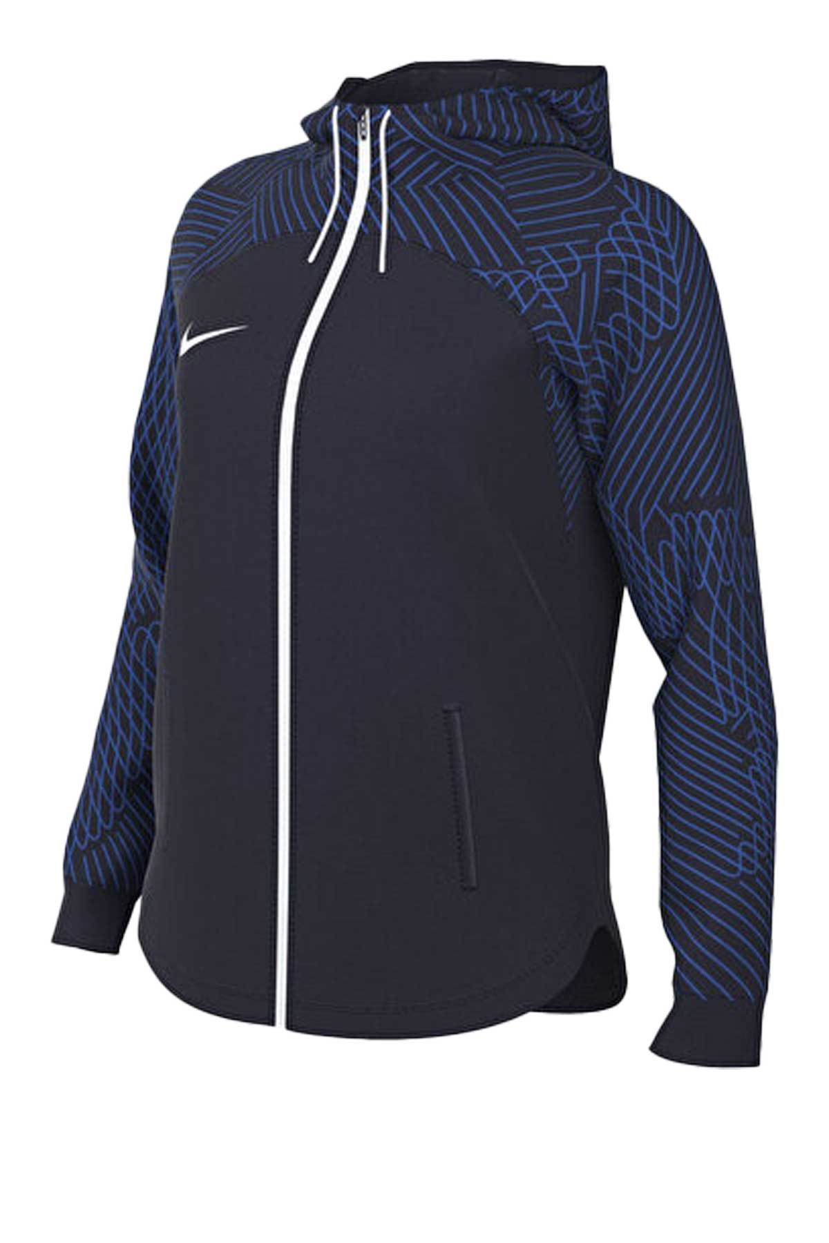 Nike Dri-FiT Strike Kadın Sweatshirt DR2573-451 Lacivert