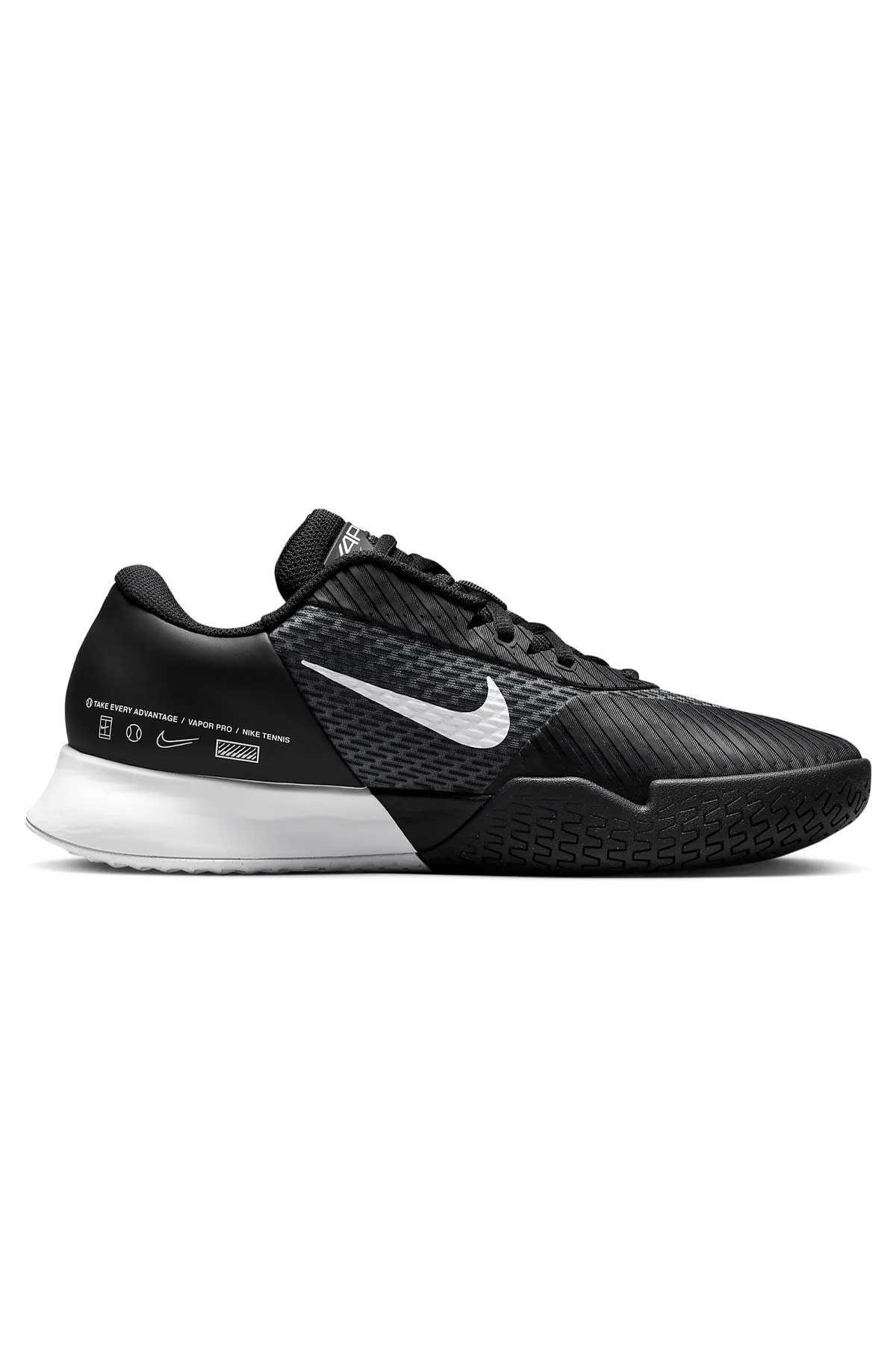Nike Court Air Zoom Vapor Pro 2 Erkek Spor Ayakkabı DR6191-001 Siyah