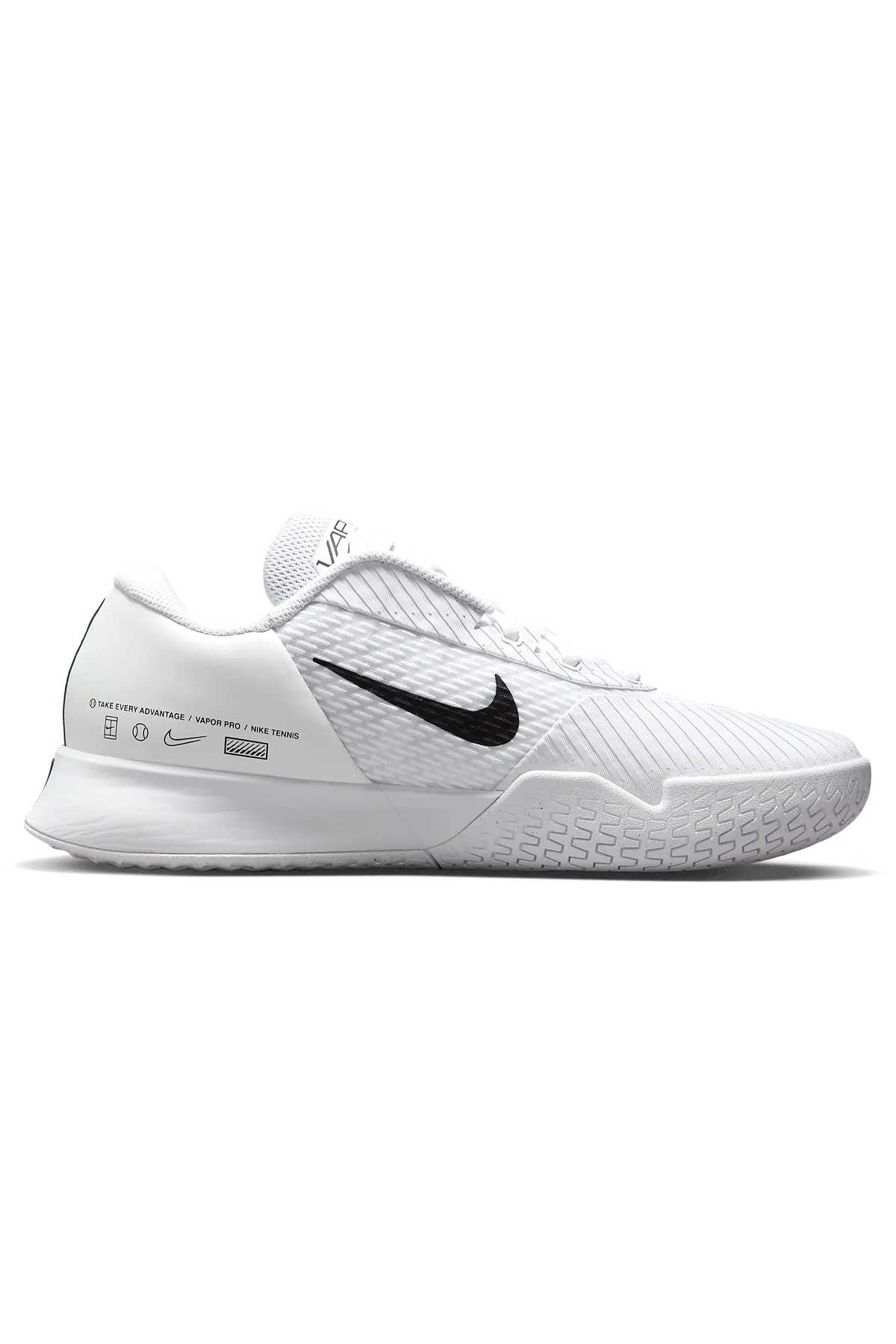 Nike Court Air Zoom Vapor Pro 2 Erkek Spor Ayakkabı DR6191-101 Beyaz