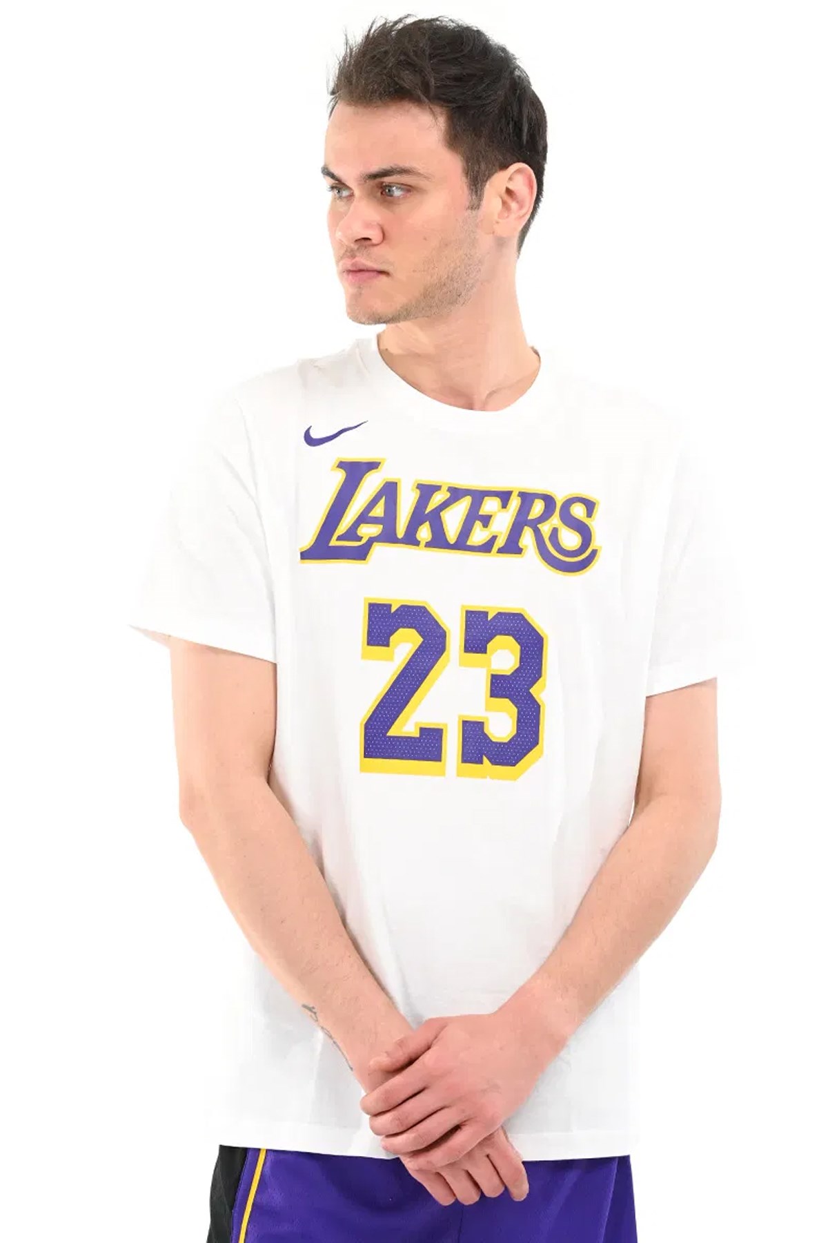 Nike Lal M Nk Es Nn Erkek Tişört DR6380-108 Beyaz