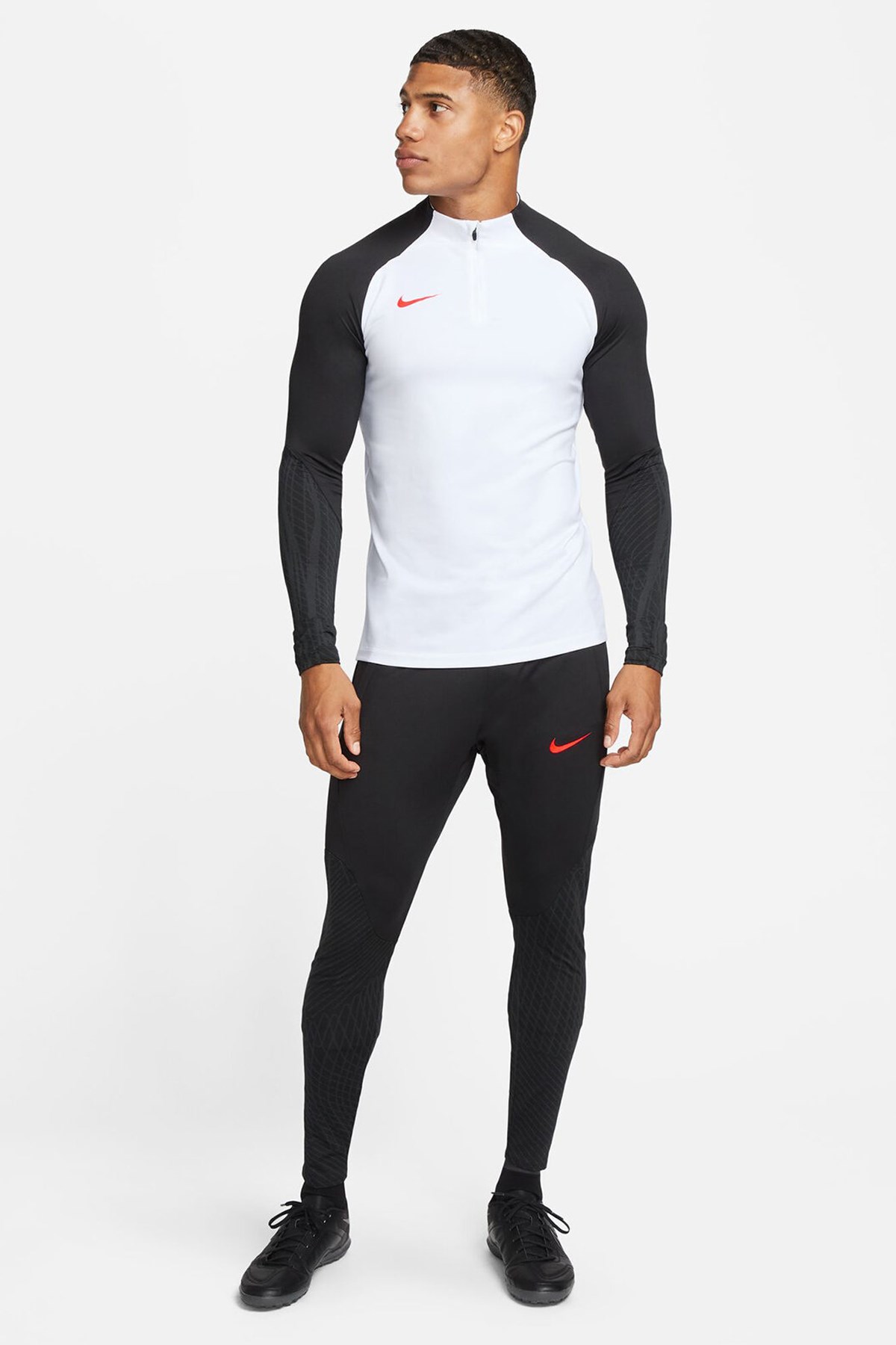 Nike Dri-FIT Strike Drill Erkek Sweatshirt DV9225-101 Beyaz