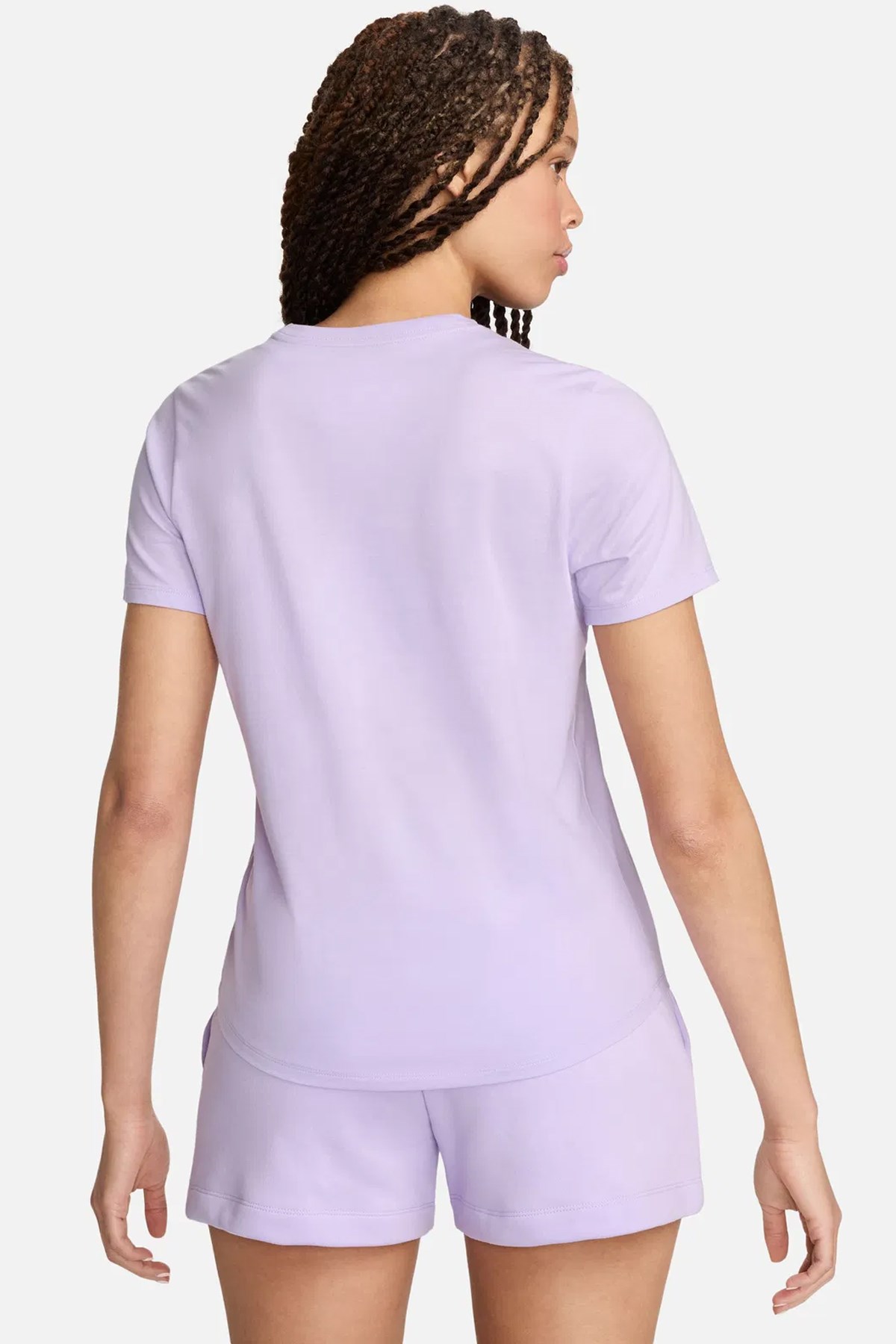 Nike W Nsw Club Ss Tee İcon Futura DX7906-545 Mor