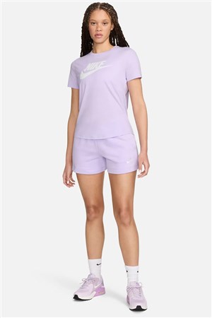 Nike W Nsw Club Ss Tee İcon Futura DX7906-545 Mor