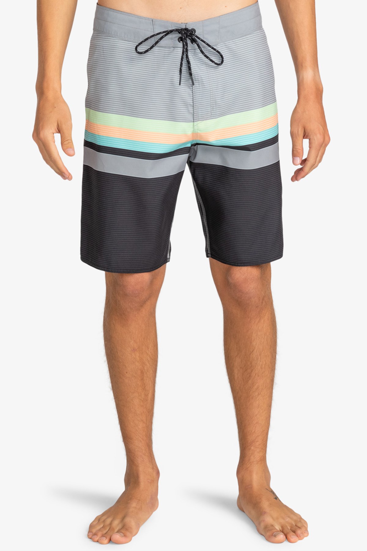 Billabong All Day Htr Stripes Og Erkek Boardshort EBYBS00114 Gri