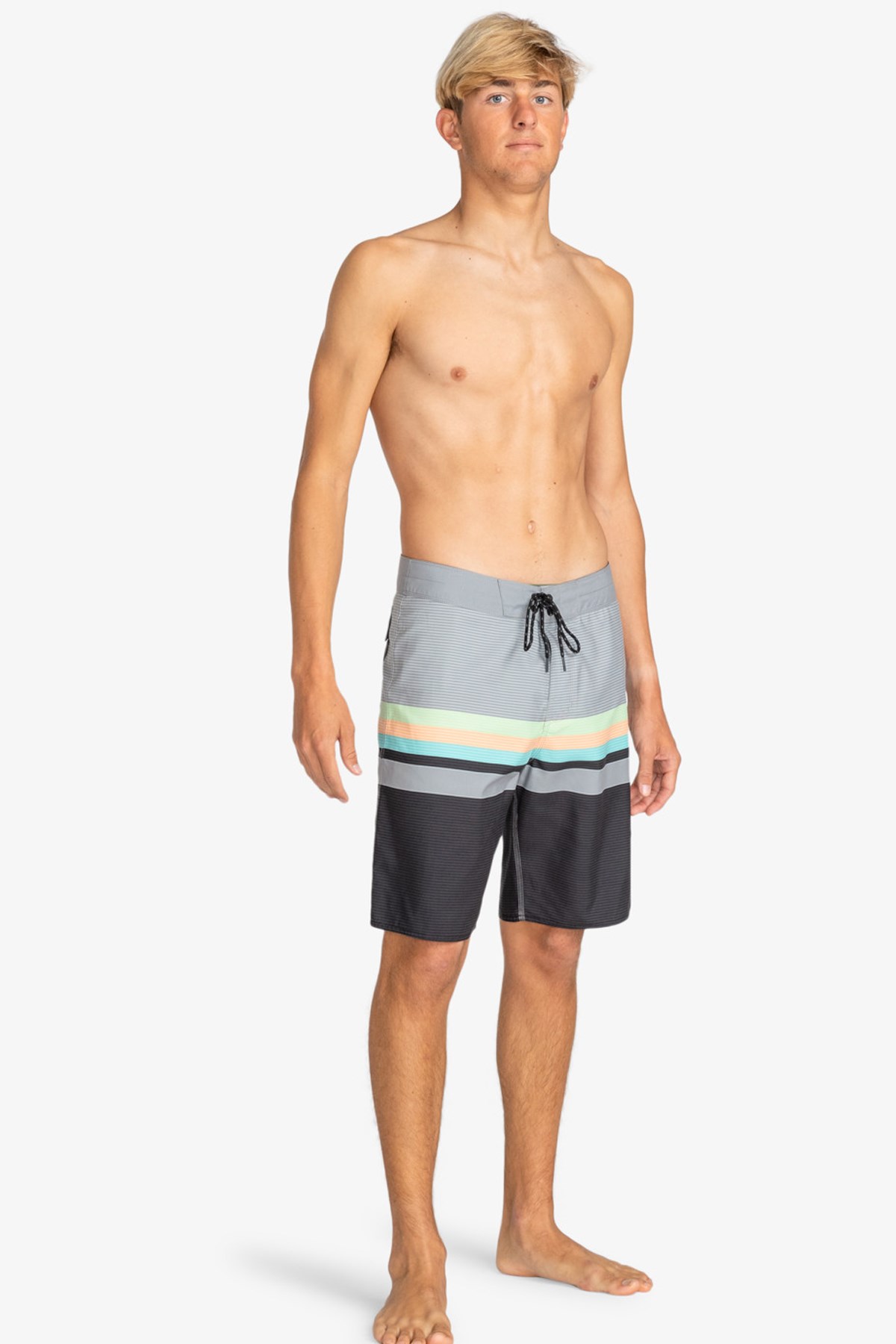 Billabong All Day Htr Stripes Og Erkek Boardshort EBYBS00114 Gri
