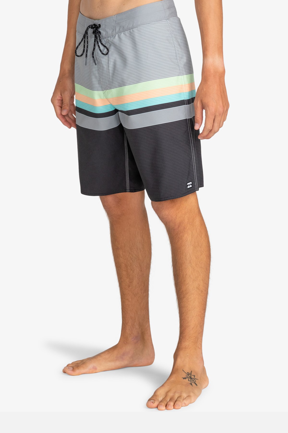 Billabong All Day Htr Stripes Og Erkek Boardshort EBYBS00114 Gri