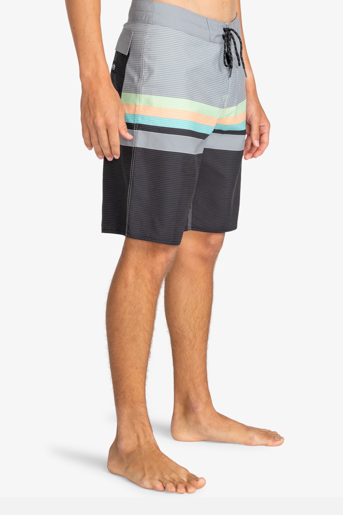 Billabong All Day Htr Stripes Og Erkek Boardshort EBYBS00114 Gri