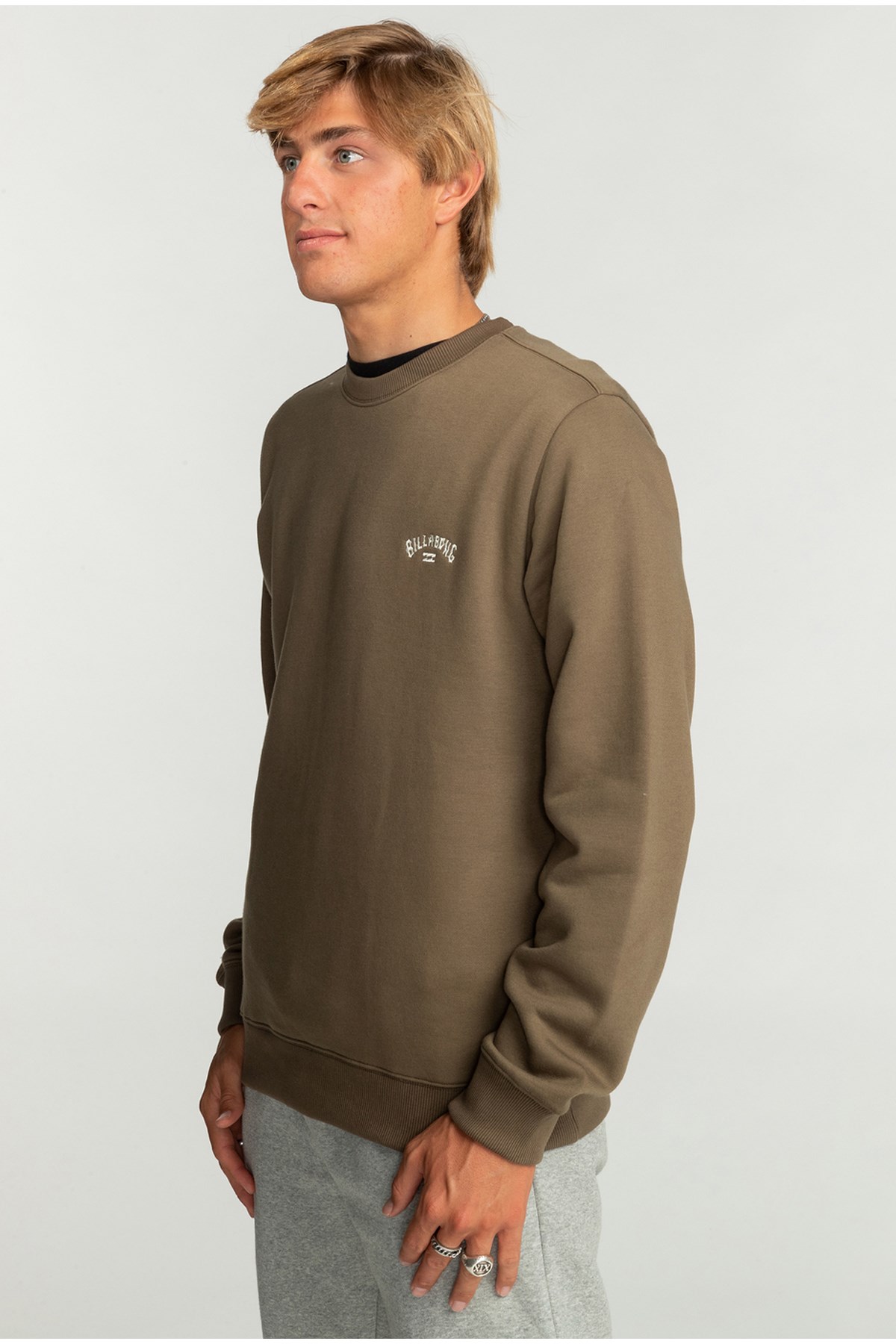 Billabong Arch Cr Erkek Sweatshirt EBYFT00113 Kahverengi