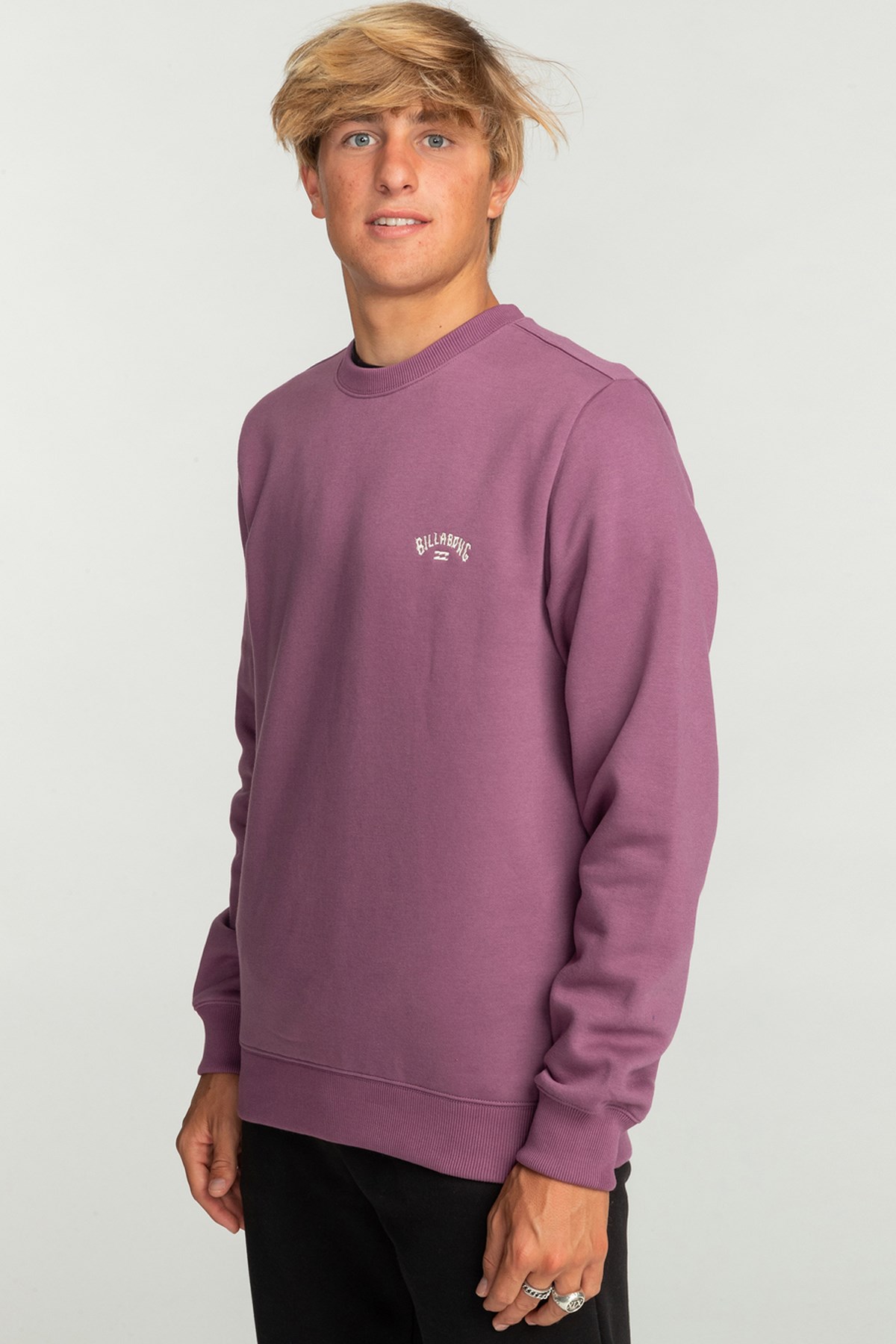 Billabong Arch Cr Erkek Sweatshirt EBYFT00113 Mor