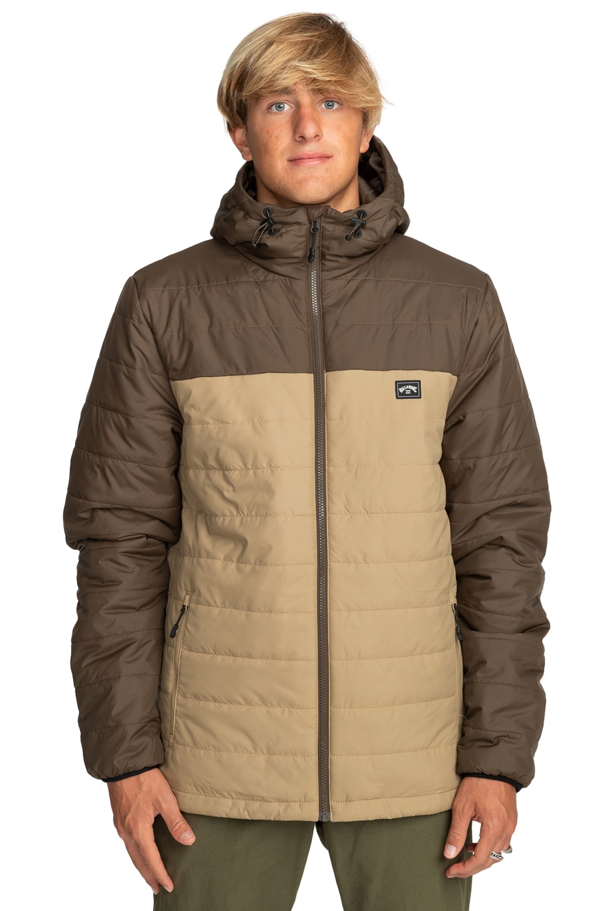 Billabong Surf Check Puffer Erkek Mont EBYJK00115 Kahverengi