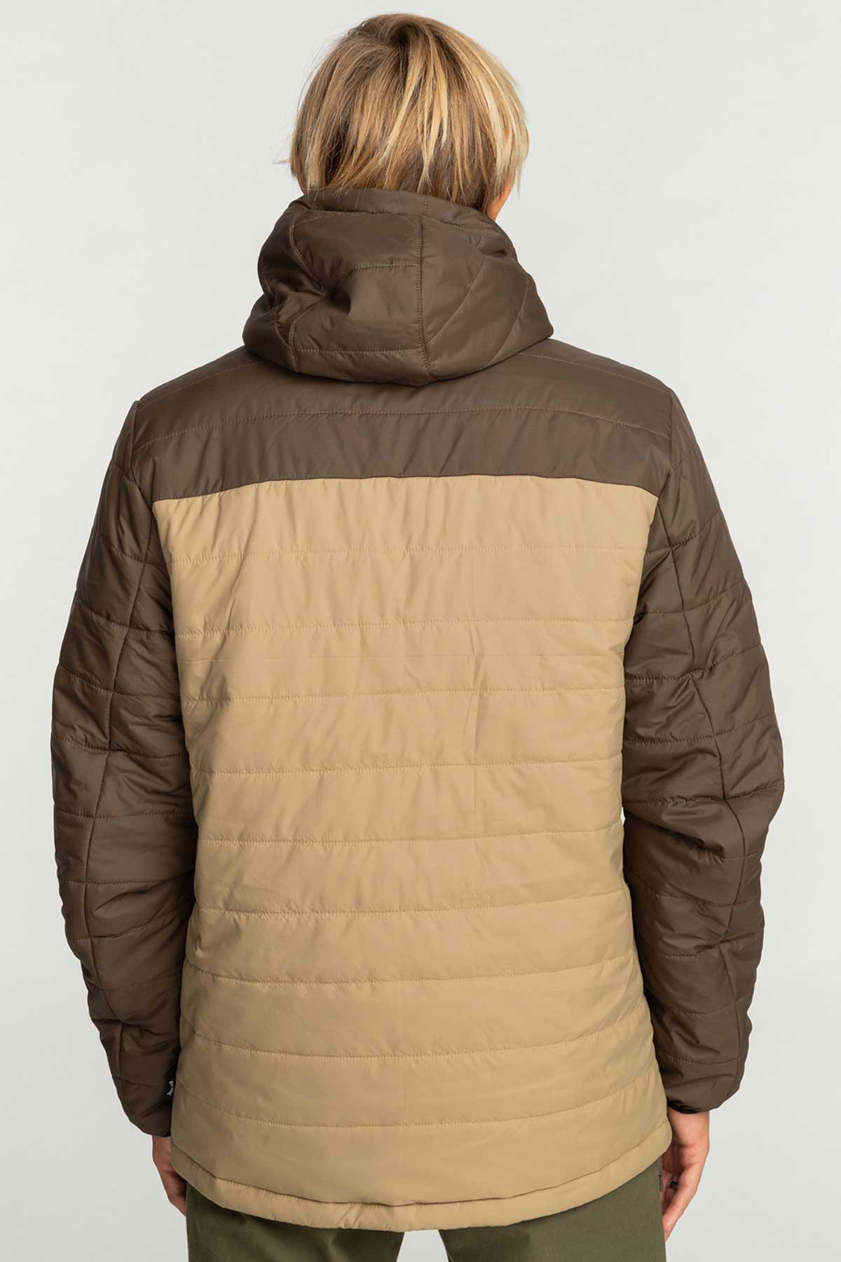 Billabong Surf Check Puffer Erkek Mont EBYJK00115 Kahverengi