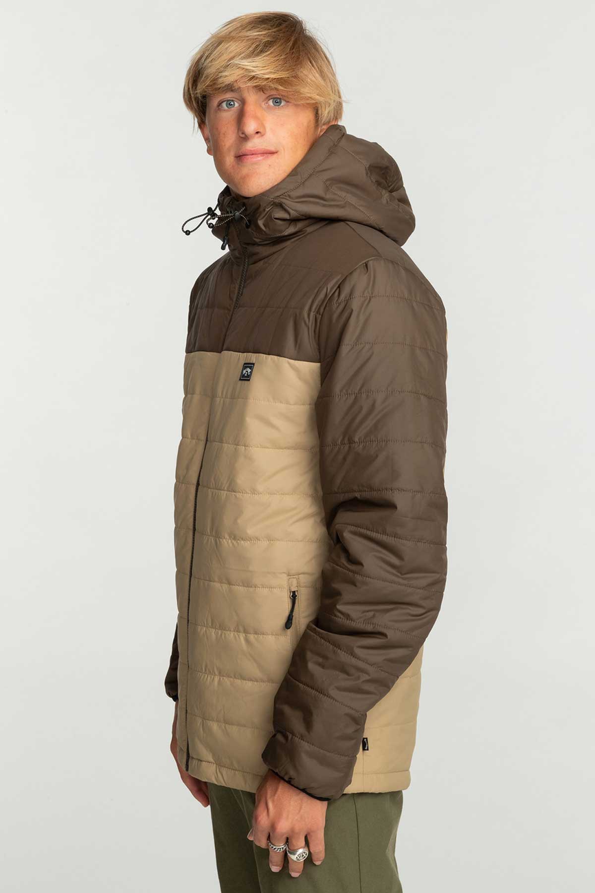 Billabong Surf Check Puffer Erkek Mont EBYJK00115 Kahverengi