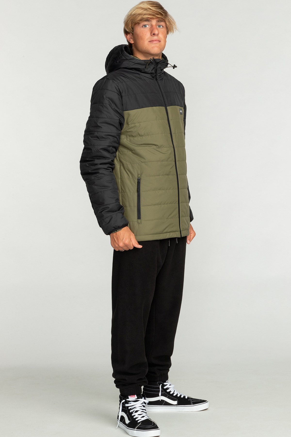 Billabong Surf Check Puffer Erkek Mont EBYJK00115 Siyah