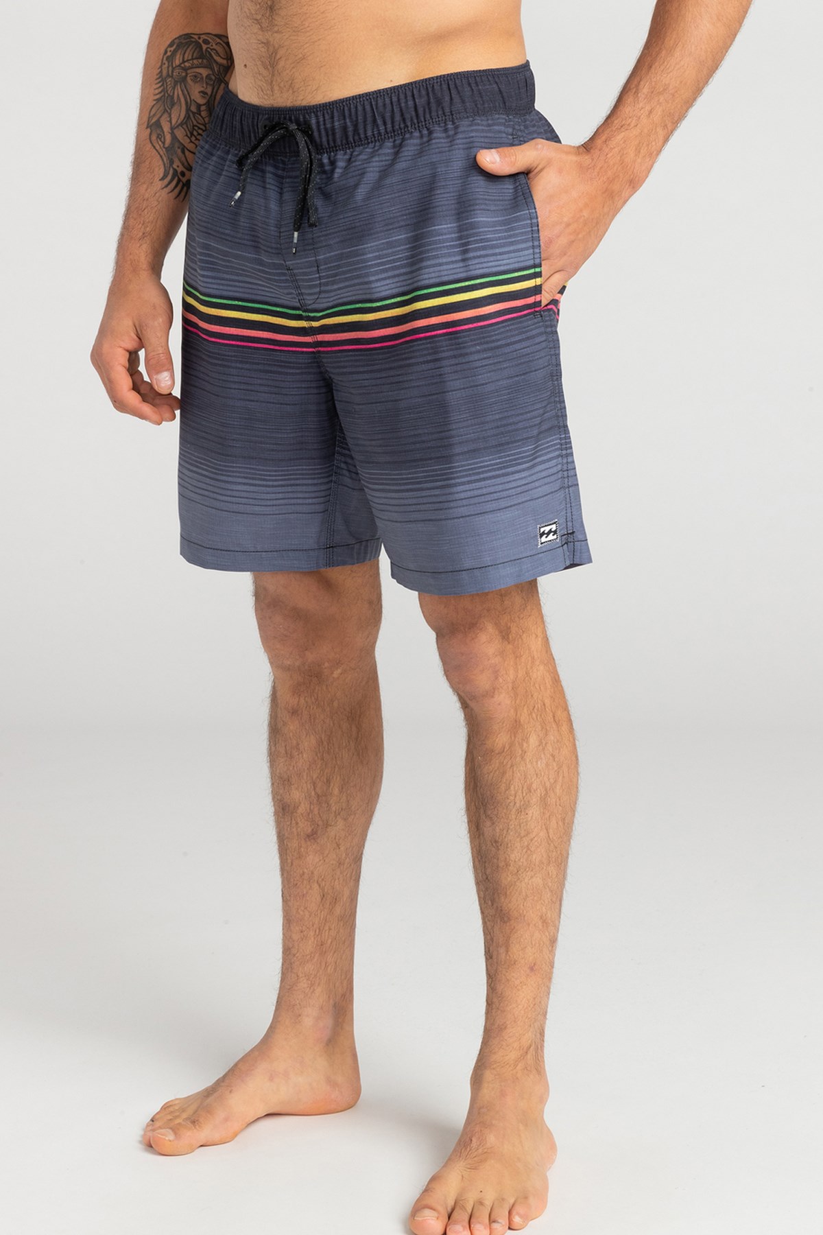 Billabong All Day Htr Stripe Erkek Deniz Şortu EBYJV00103 Lacivert