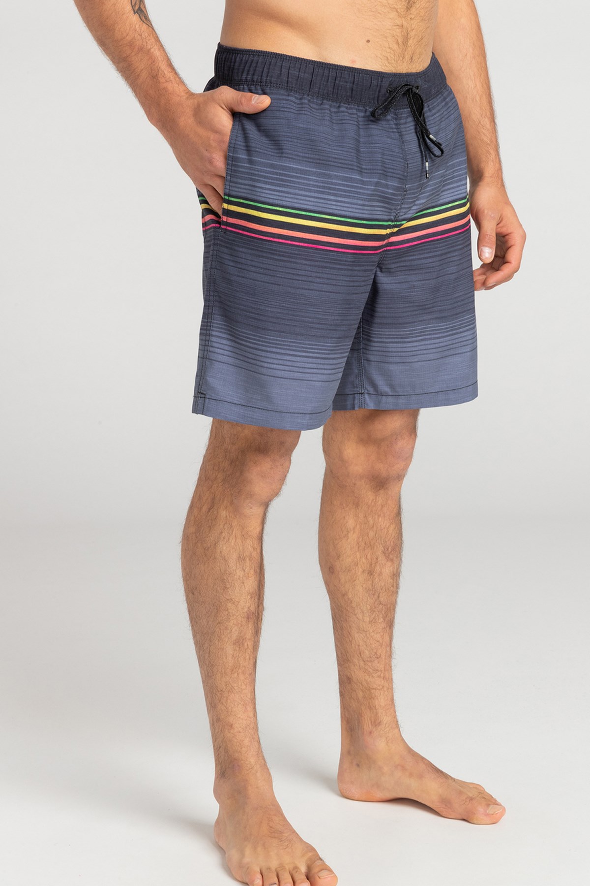 Billabong All Day Htr Stripe Erkek Deniz Şortu EBYJV00103 Lacivert