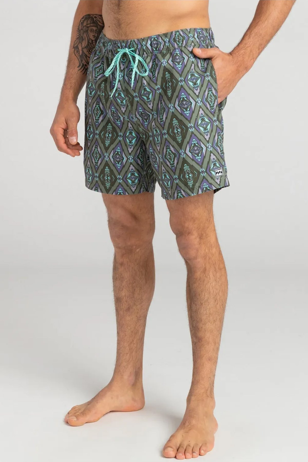 Billabong Good Times Erkek Deniz Şortu EBYJV00107 Yeşil