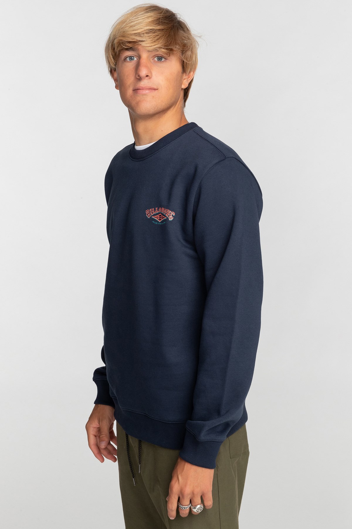 Billabong Adiv Arch Cr Erkek Sweatshirt EBYSF00129 Lacivert